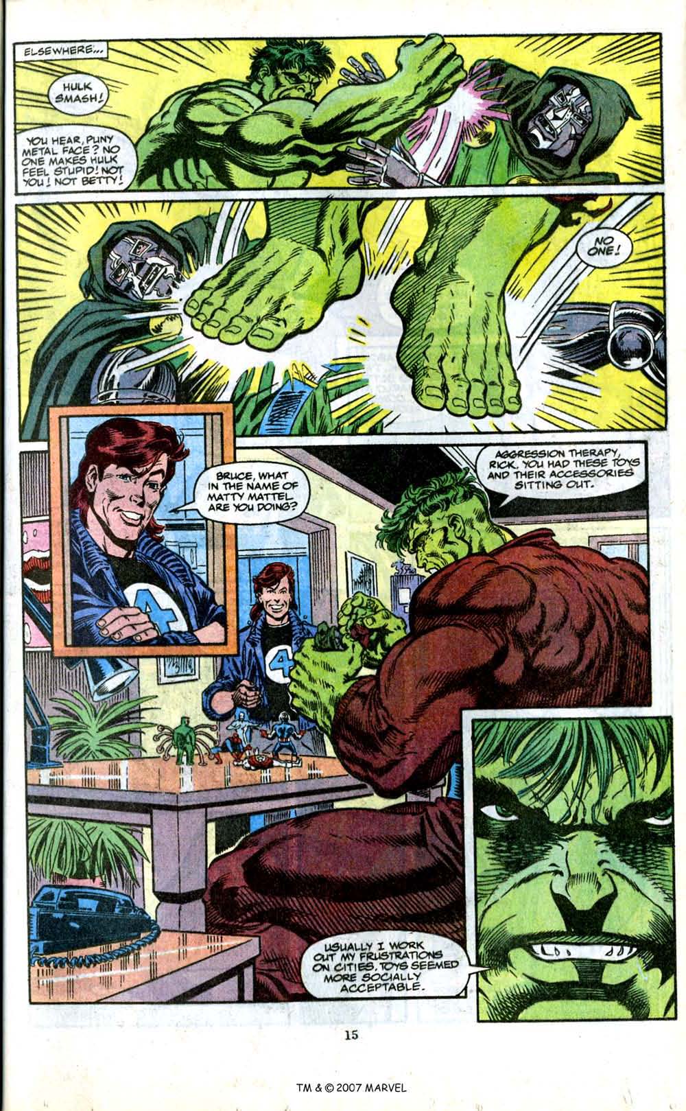 Read online The Incredible Hulk Annual comic -  Issue #17 - 17
