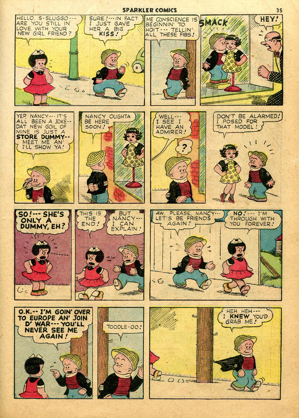 Read online Sparkler Comics comic -  Issue #23 - 33