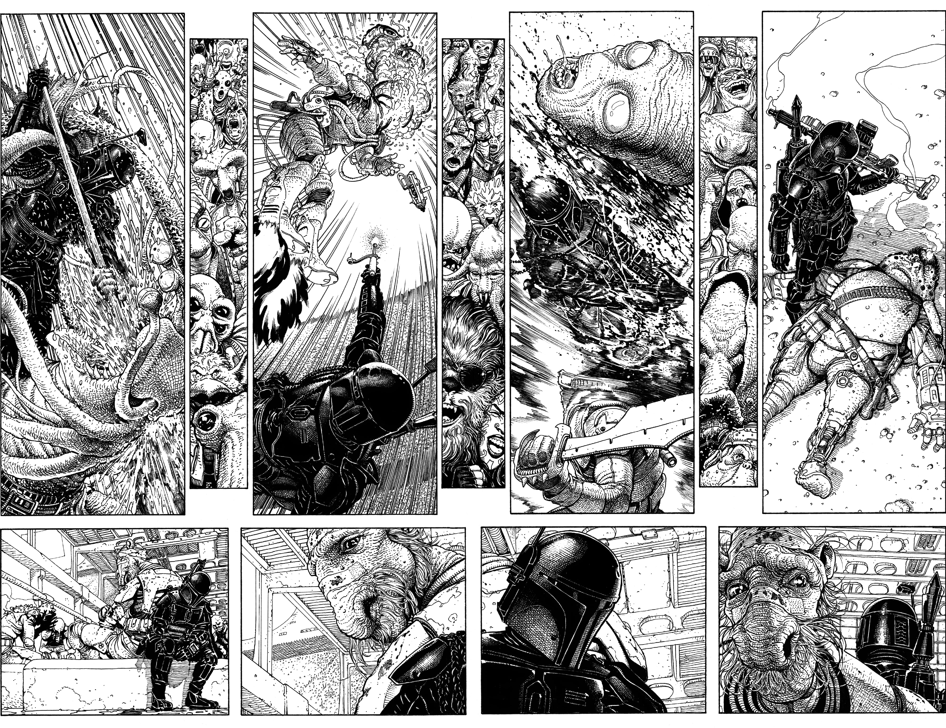 Read online Star Wars: War Of The Bounty Hunters Alpha comic -  Issue # _Director’s Cut - 34