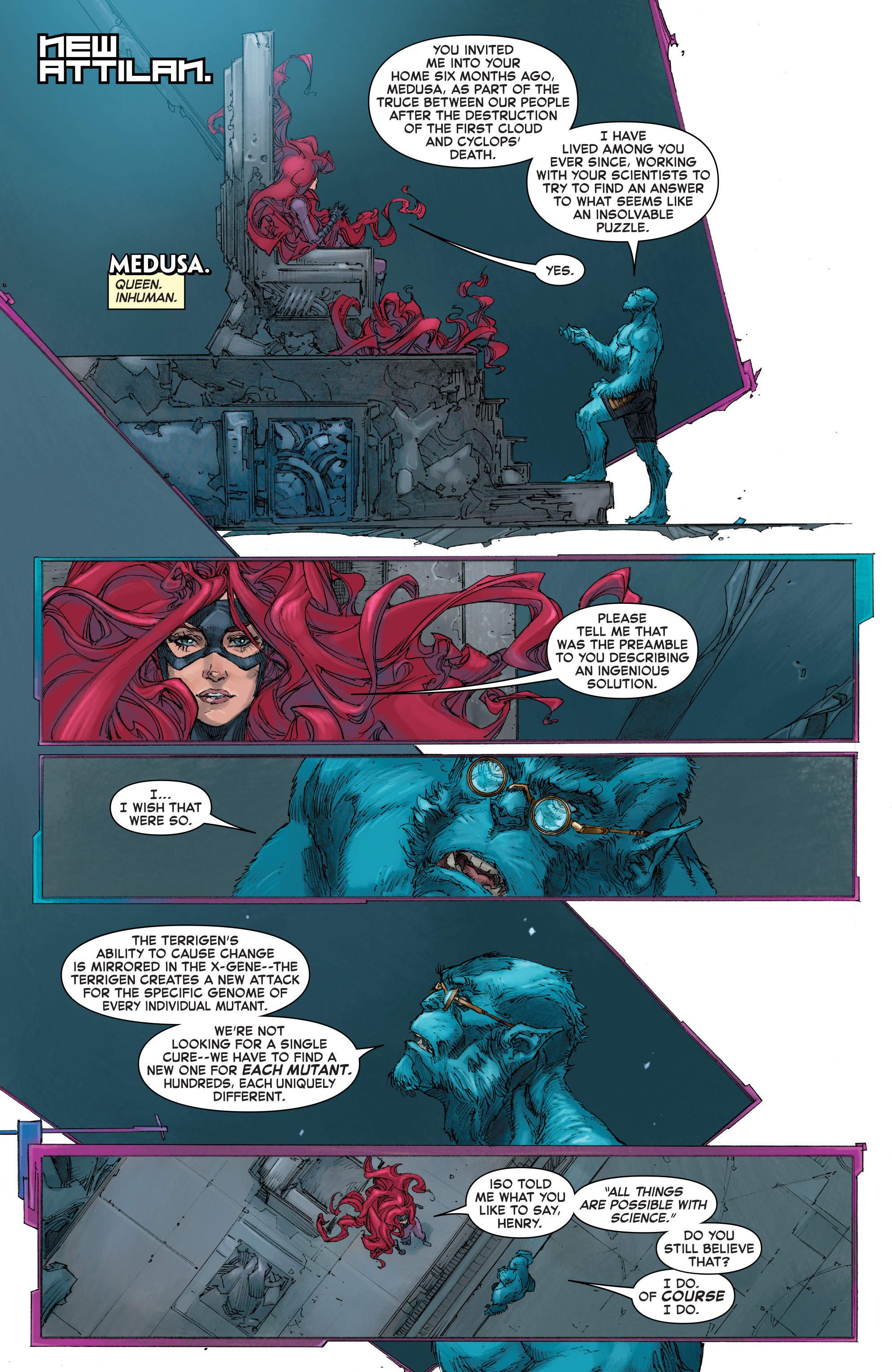Read online Inhumans Vs. X-Men comic -  Issue #0 - 26