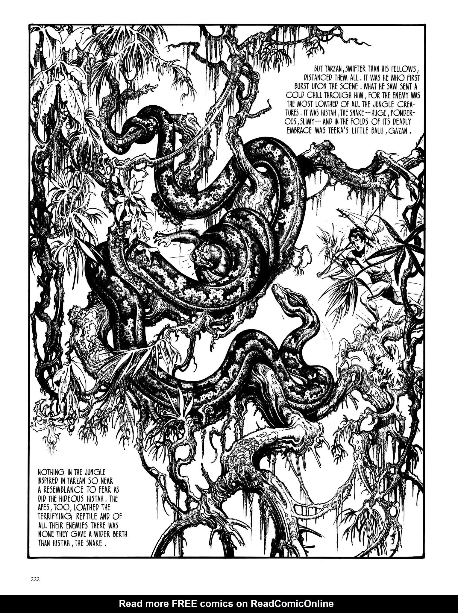 Read online Edgar Rice Burroughs' Tarzan: Burne Hogarth's Lord of the Jungle comic -  Issue # TPB - 221