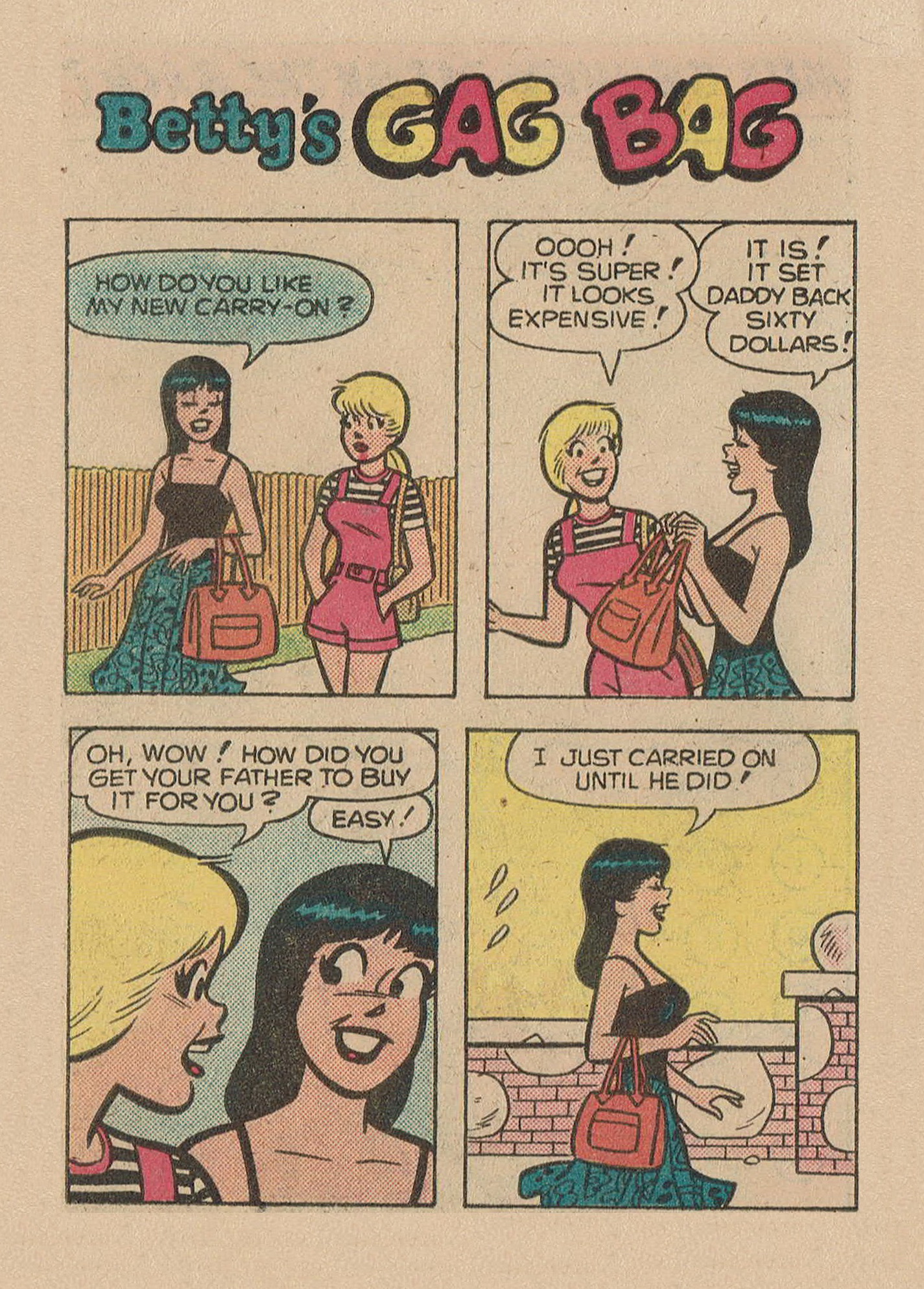 Read online Archie Digest Magazine comic -  Issue #42 - 62