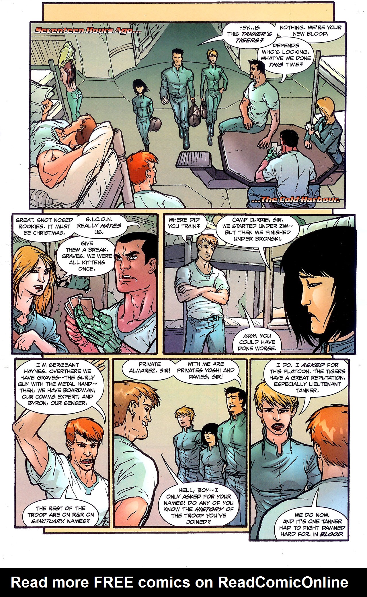 Read online Starship Troopers (2007) comic -  Issue #1 - 5