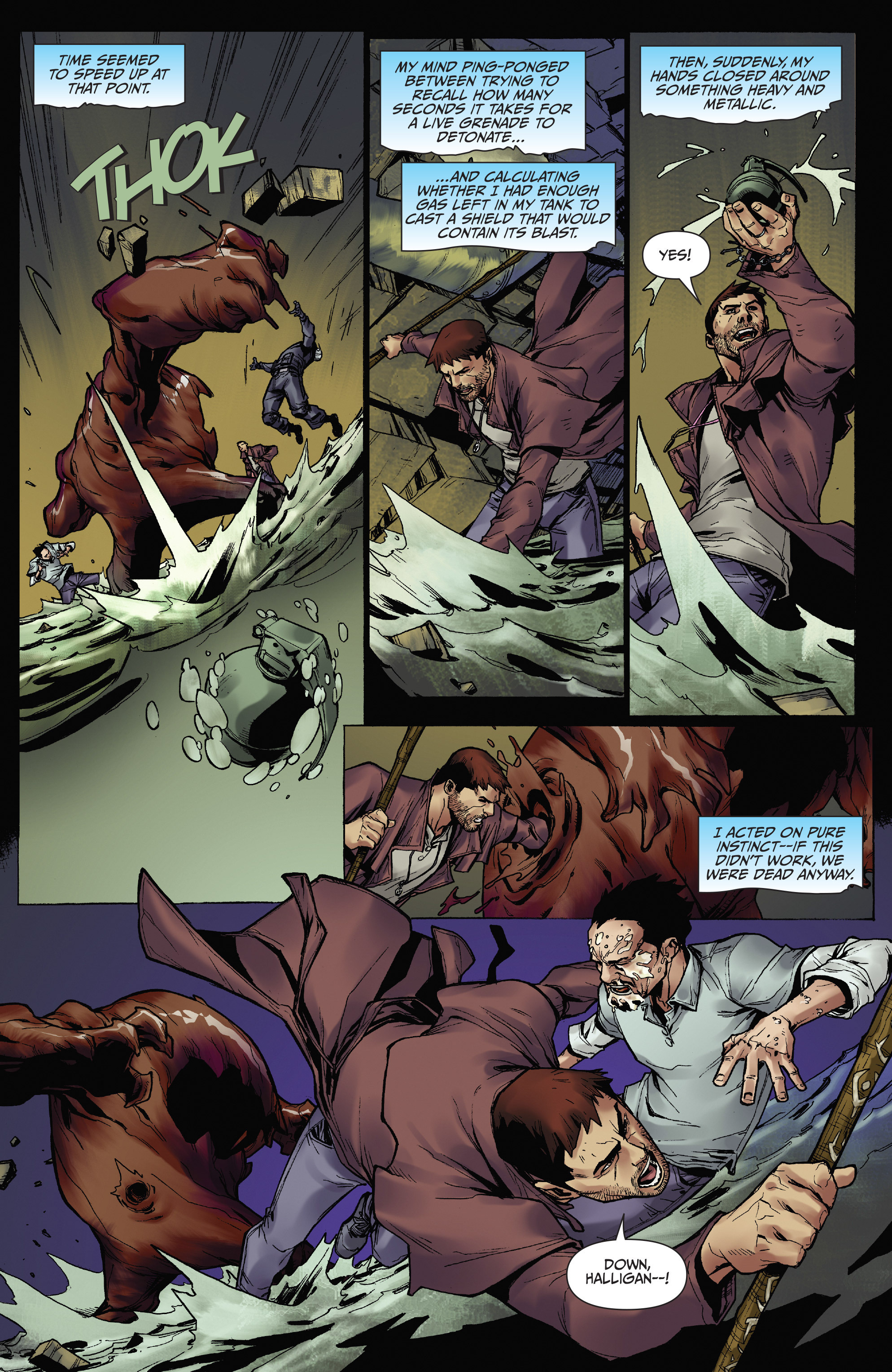 Read online Jim Butcher's The Dresden Files: Down Town comic -  Issue # _TPB - 134