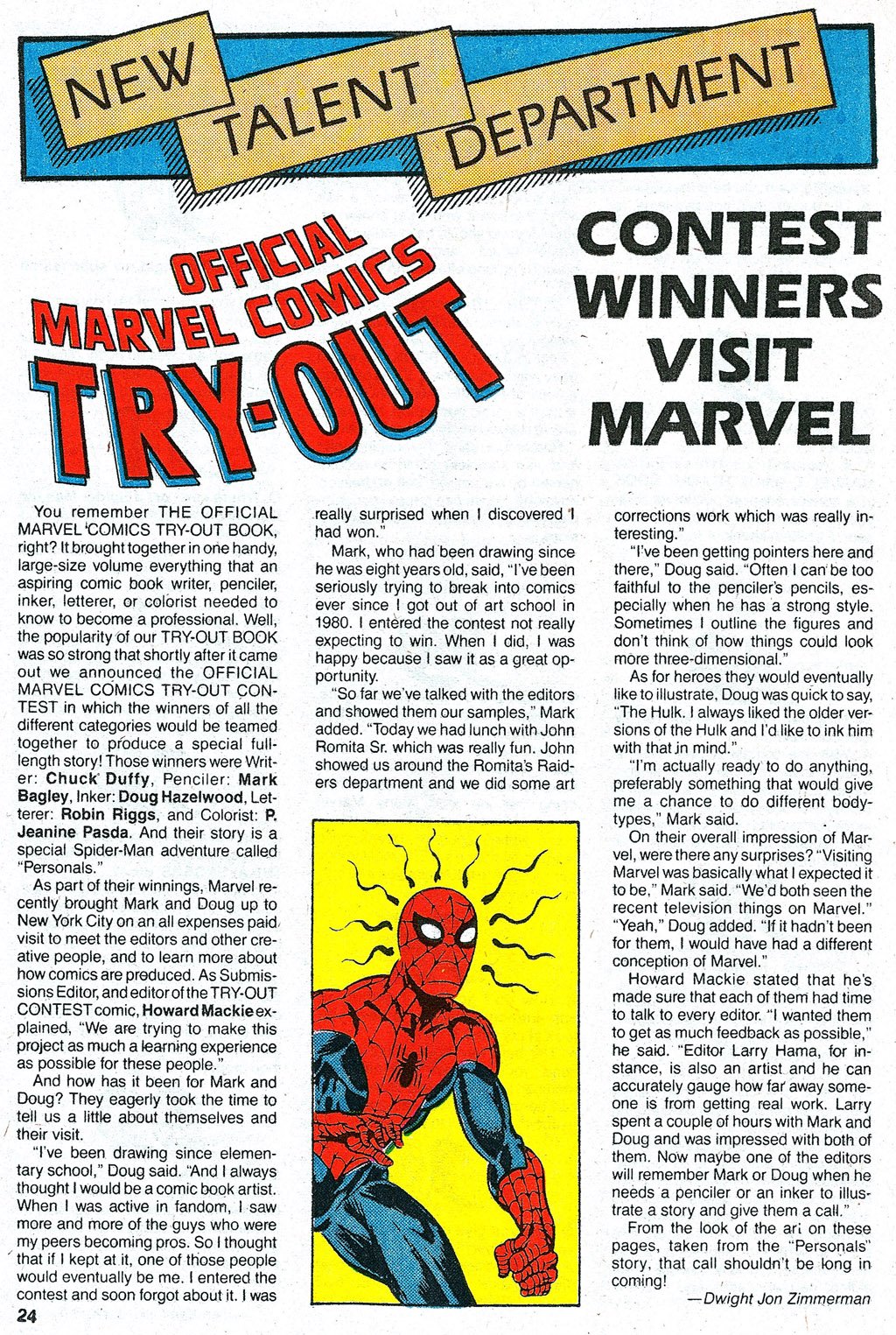 Read online Marvel Age comic -  Issue #50 - 25