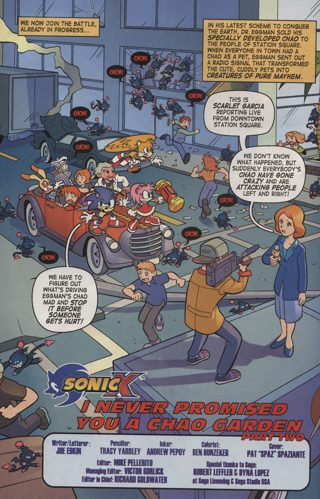Read online Sonic X comic -  Issue #6 - 6