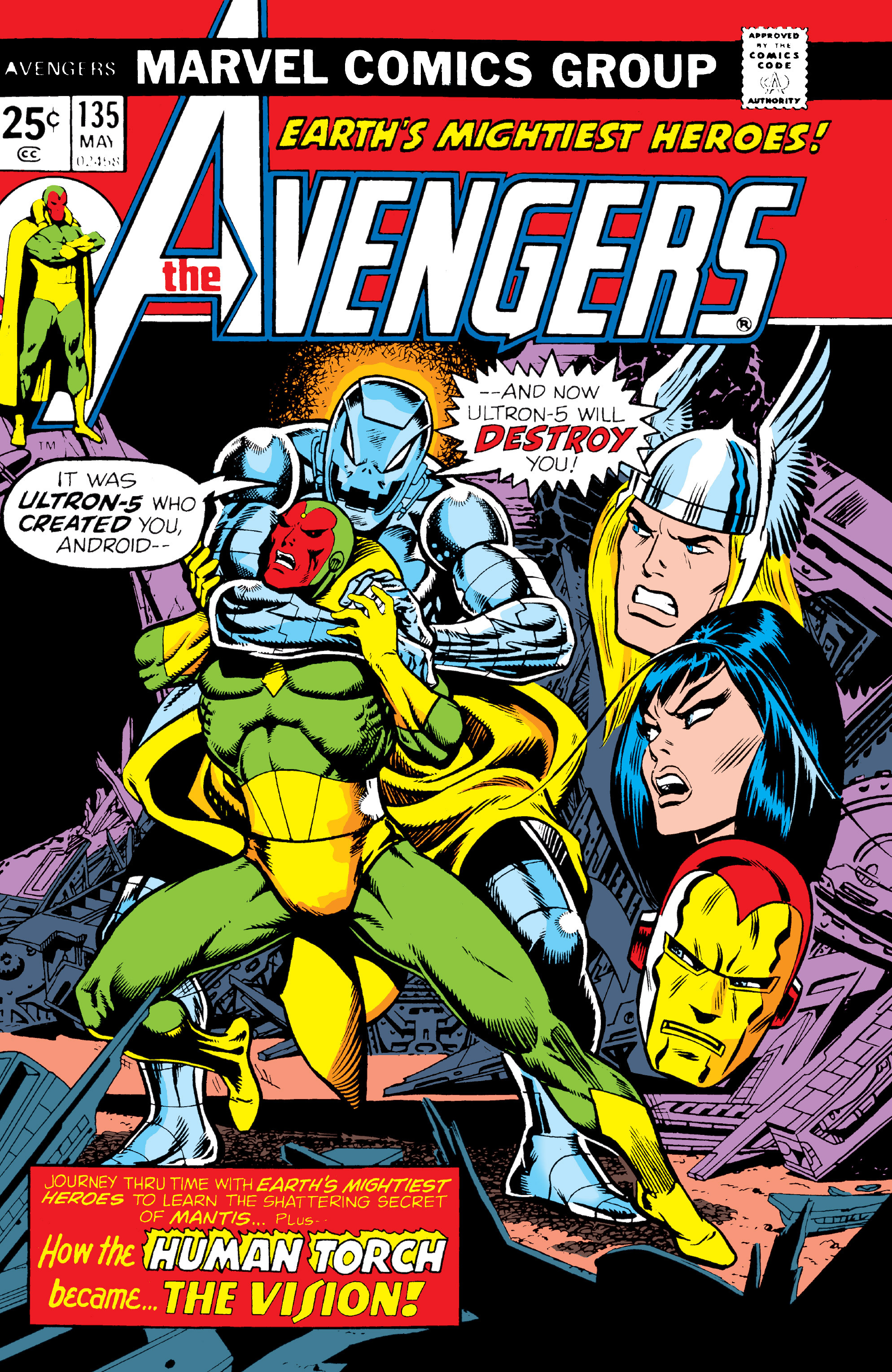 Read online The Avengers (1963) comic -  Issue #135 - 1