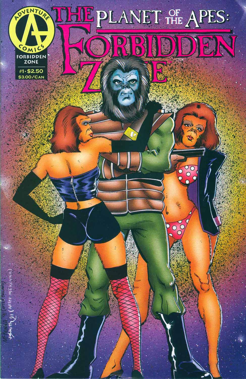 Read online Planet of the Apes: The Forbidden Zone comic -  Issue #1 - 1