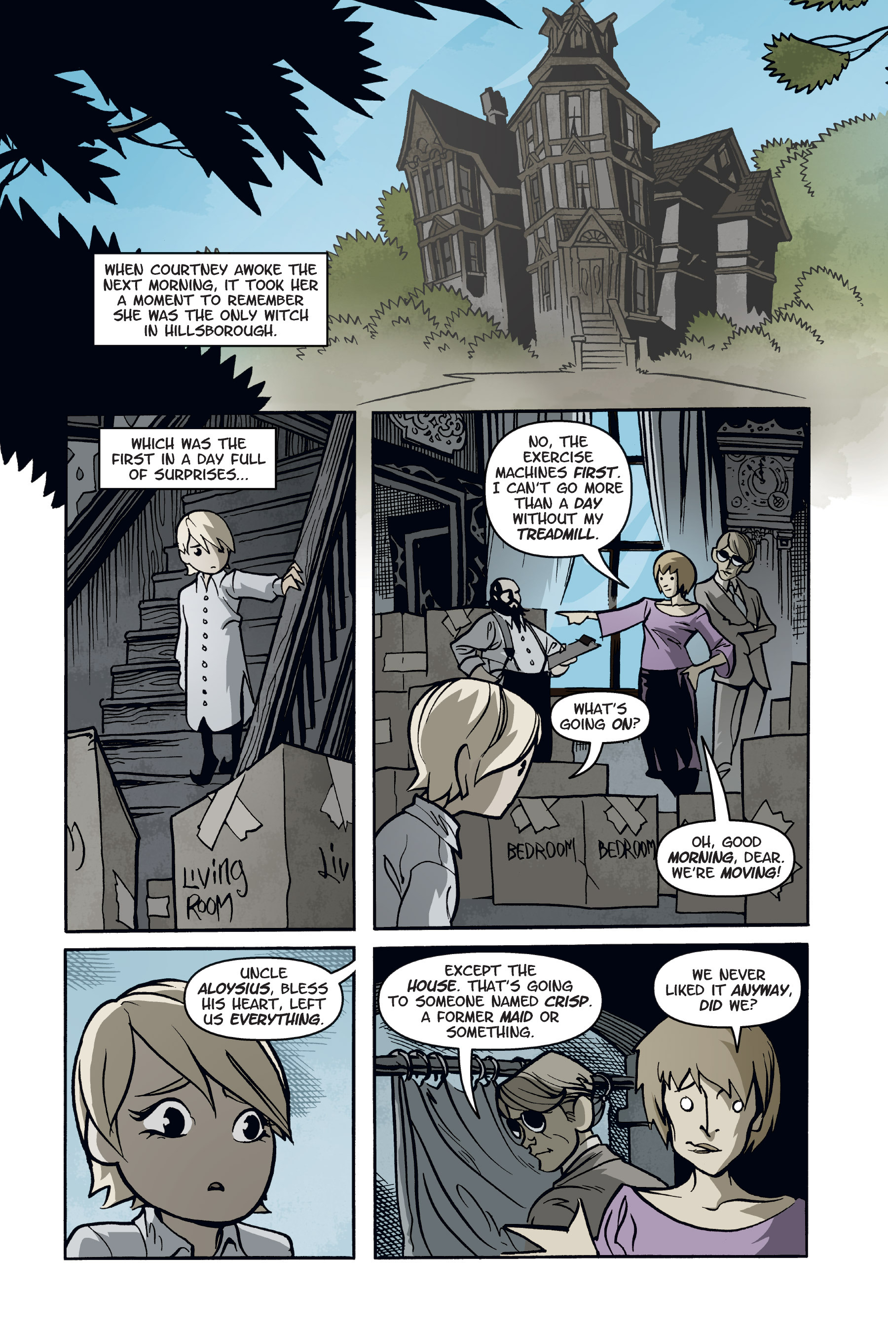 Read online Courtney Crumrin comic -  Issue # _TPB 6 - 129