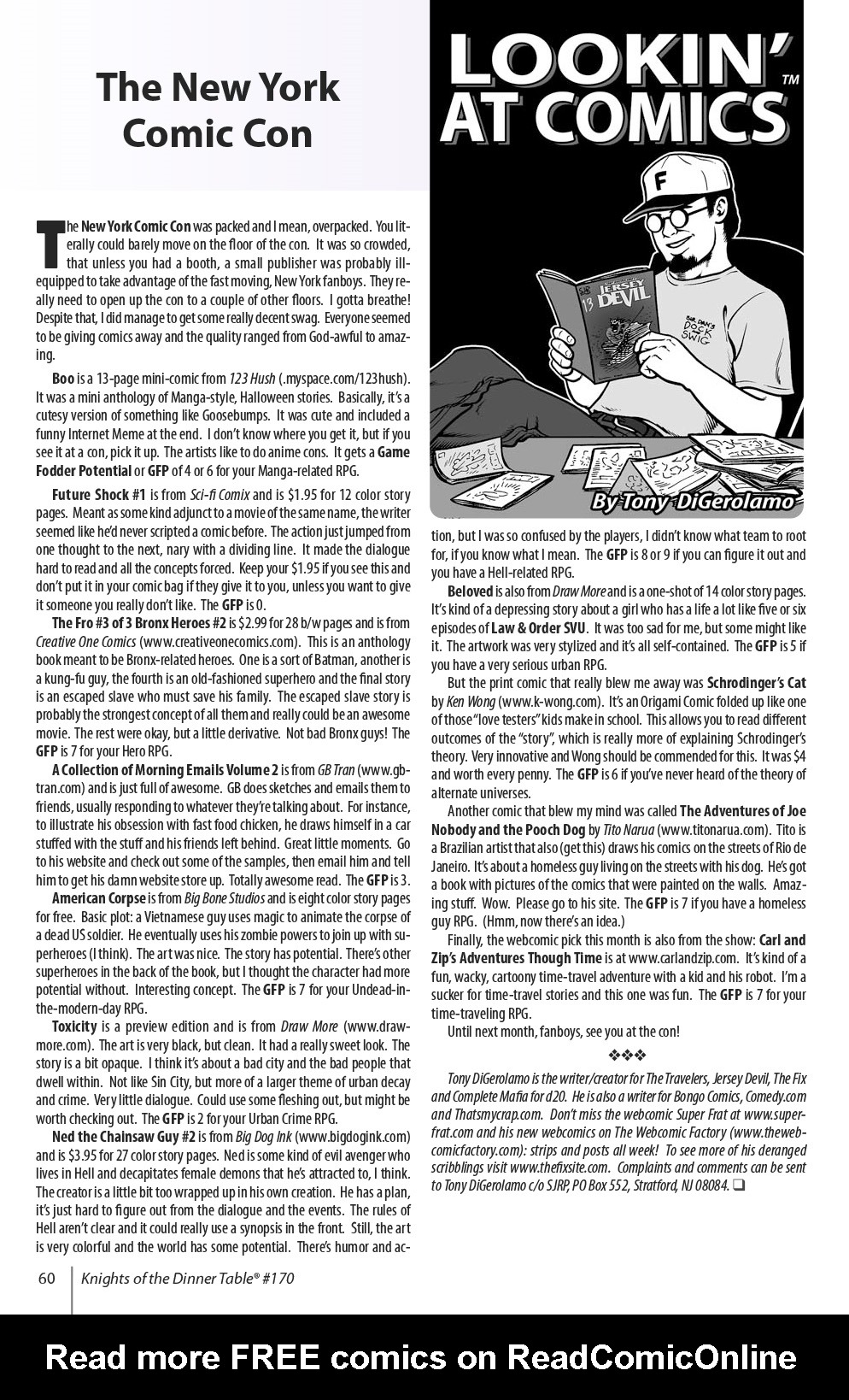 Read online Knights of the Dinner Table comic -  Issue #170 - 62