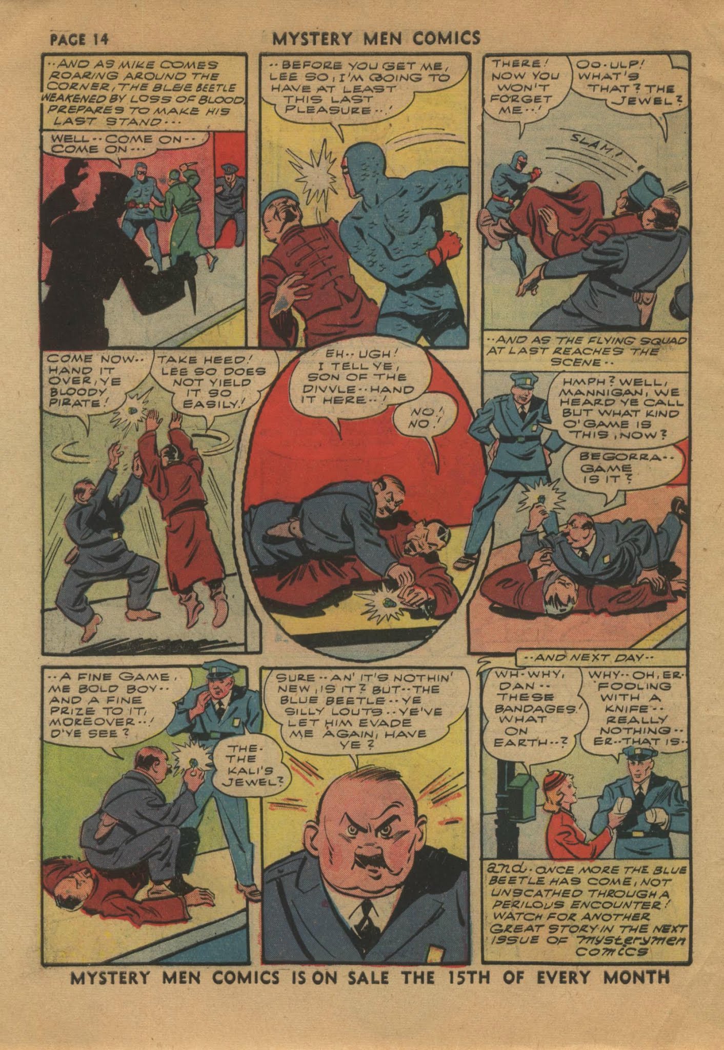 Read online Mystery Men Comics comic -  Issue #31 - 16