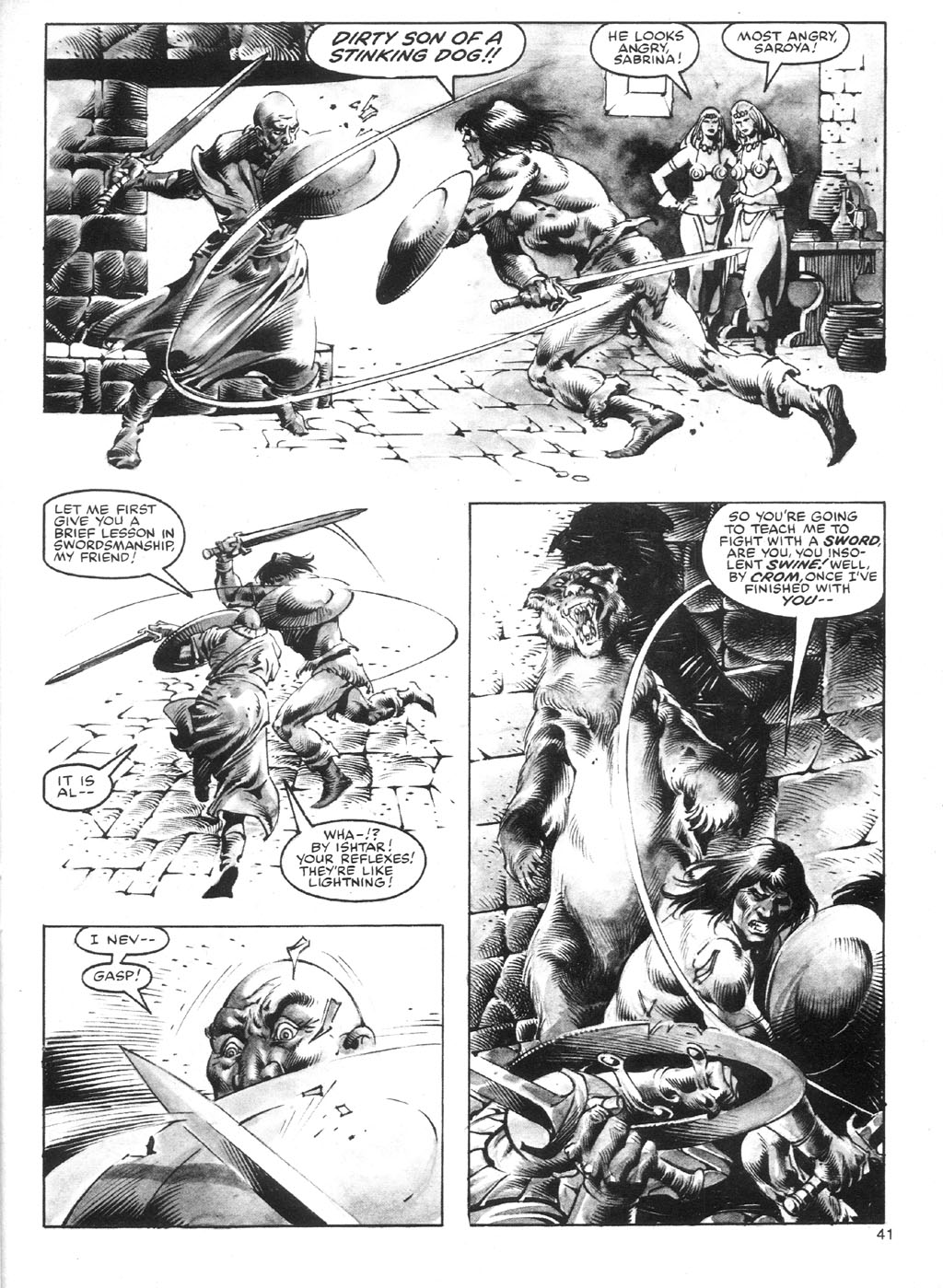 Read online The Savage Sword Of Conan comic -  Issue #88 - 41