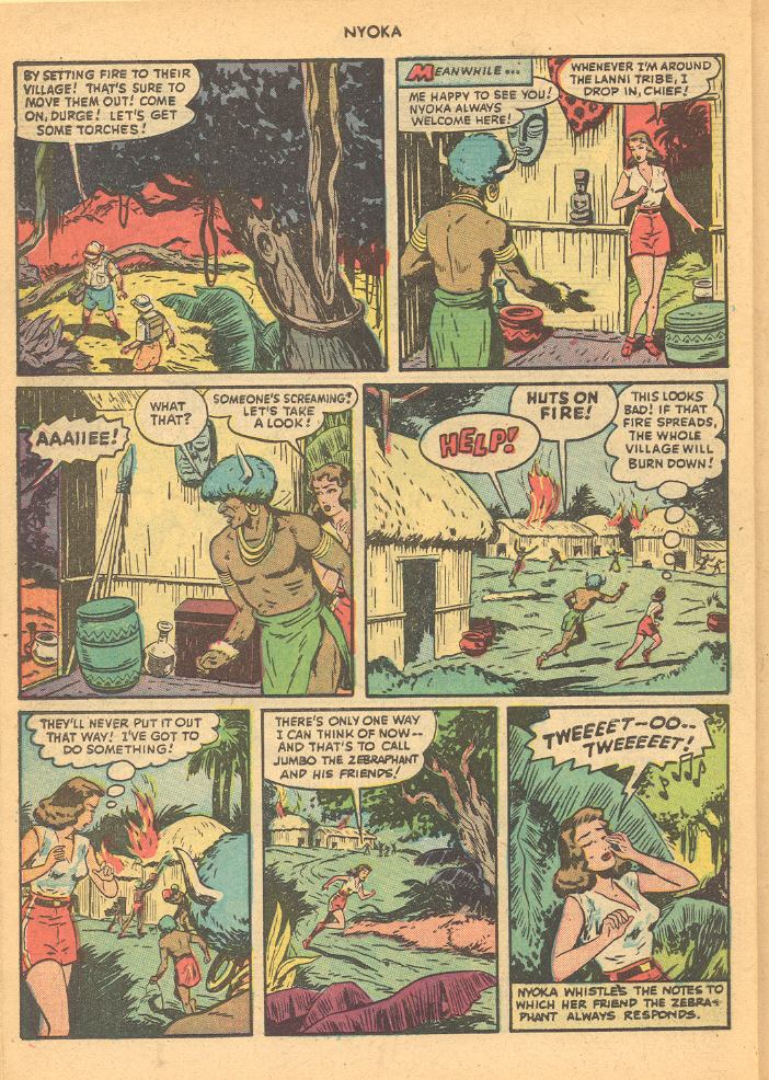 Read online Nyoka the Jungle Girl (1945) comic -  Issue #33 - 34