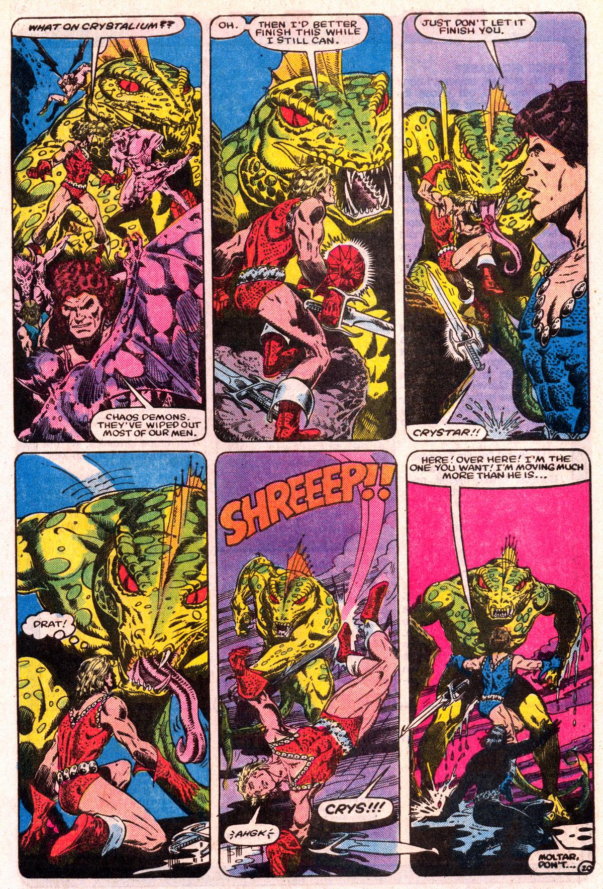 Read online The Saga of Crystar, Crystal Warrior comic -  Issue #8 - 22