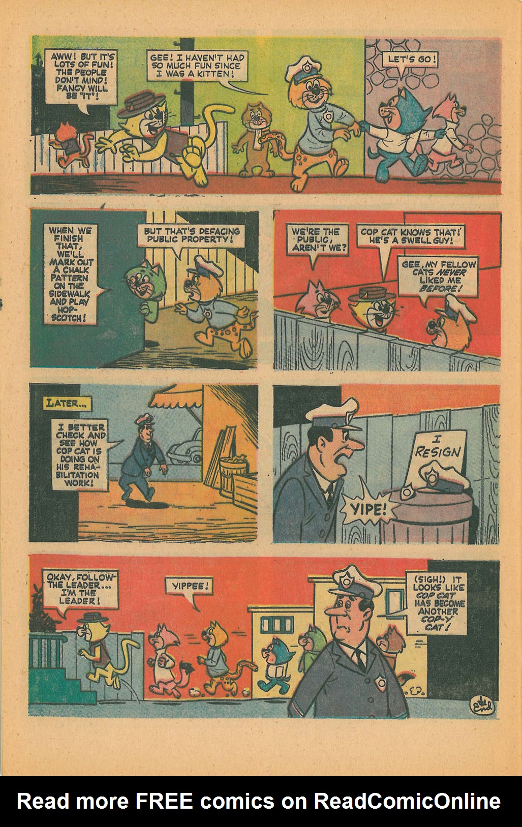 Read online Top Cat (1962) comic -  Issue #27 - 32