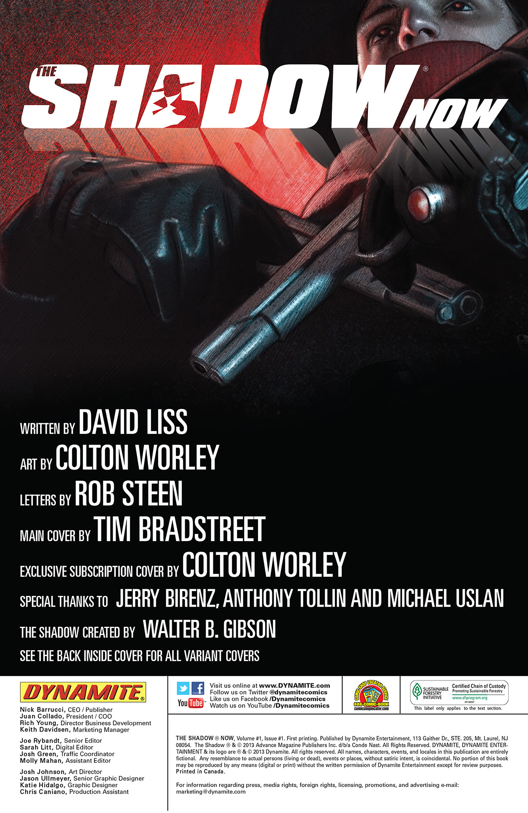 Read online The Shadow Now comic -  Issue #1 - 2