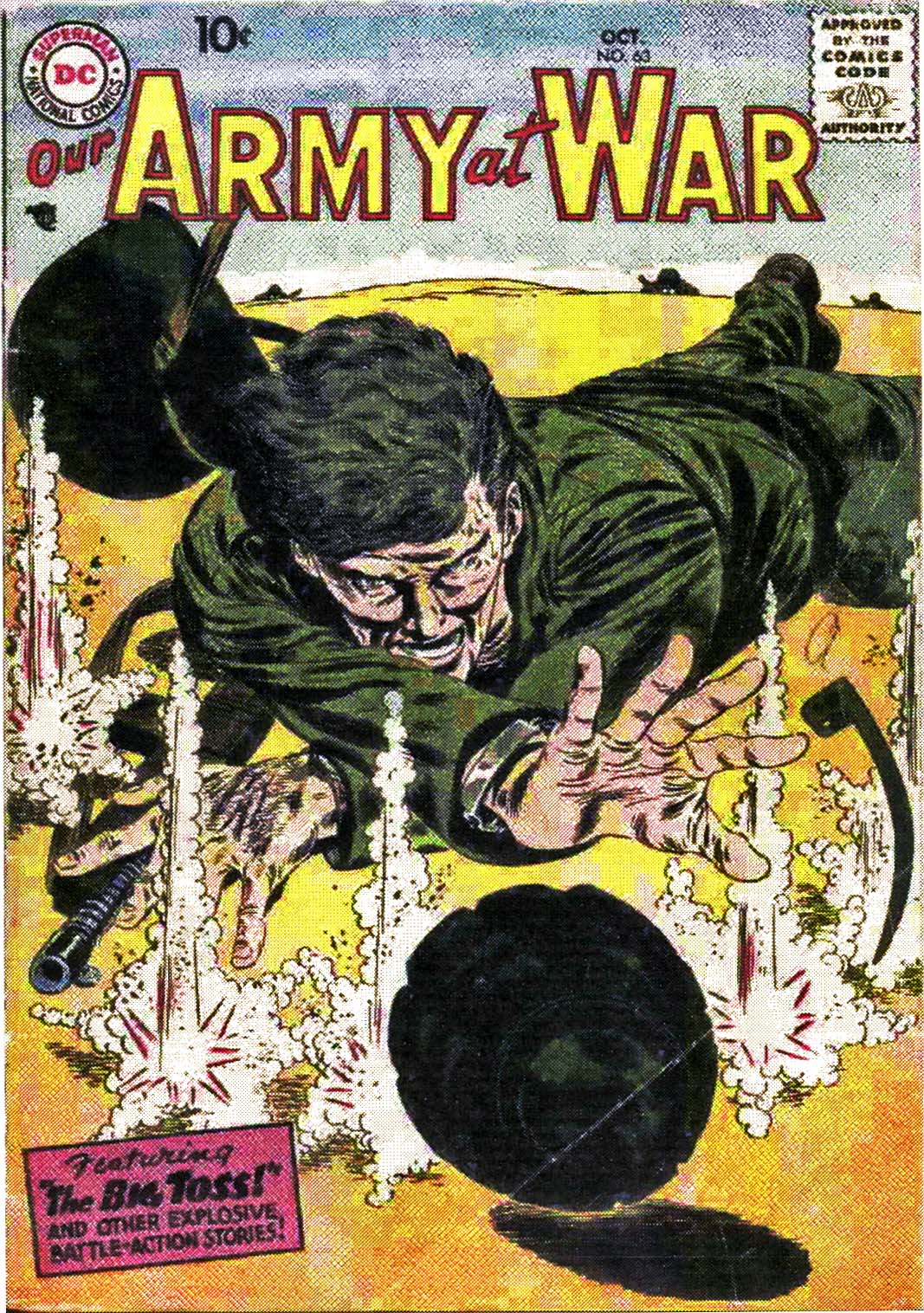 Read online Our Army at War (1952) comic -  Issue #63 - 1