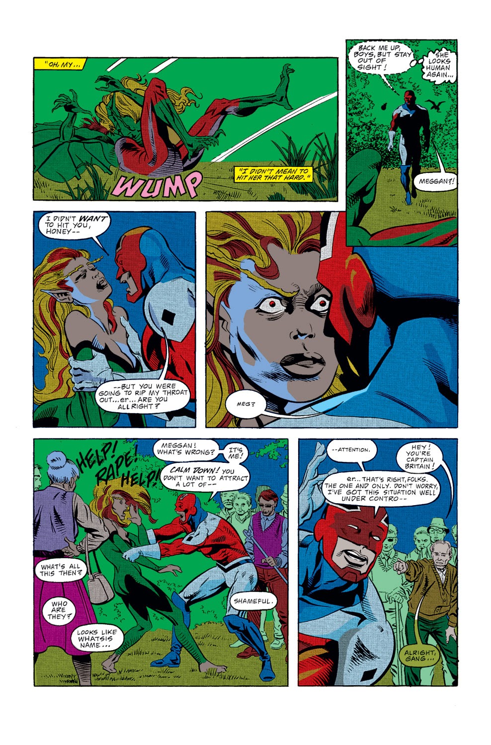 Read online Excalibur (1988) comic -  Issue #30 - 14