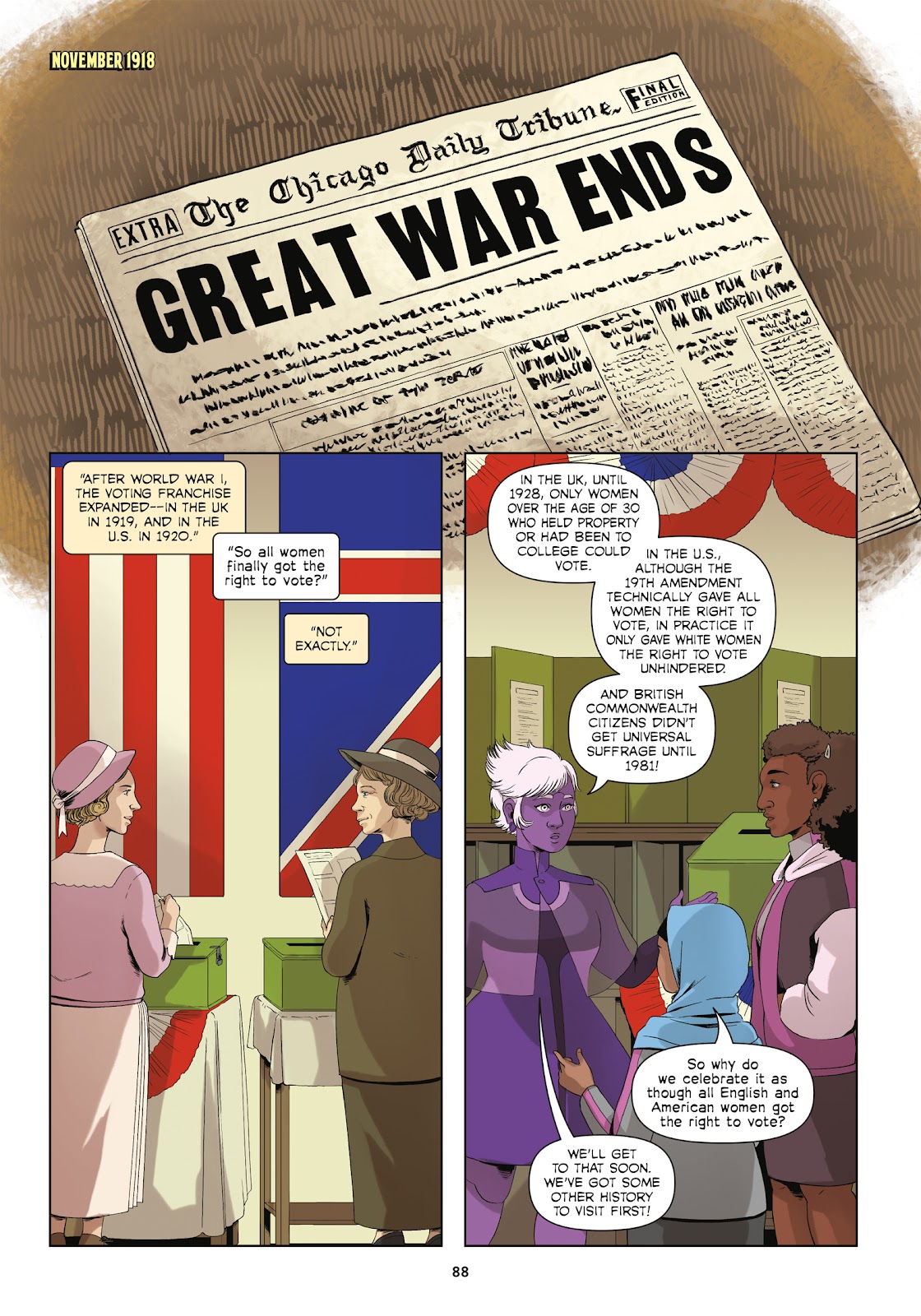 Amazons, Abolitionists, and Activists: A Graphic History of Women's Fight for Their Rights issue TPB (Part 1) - Page 86