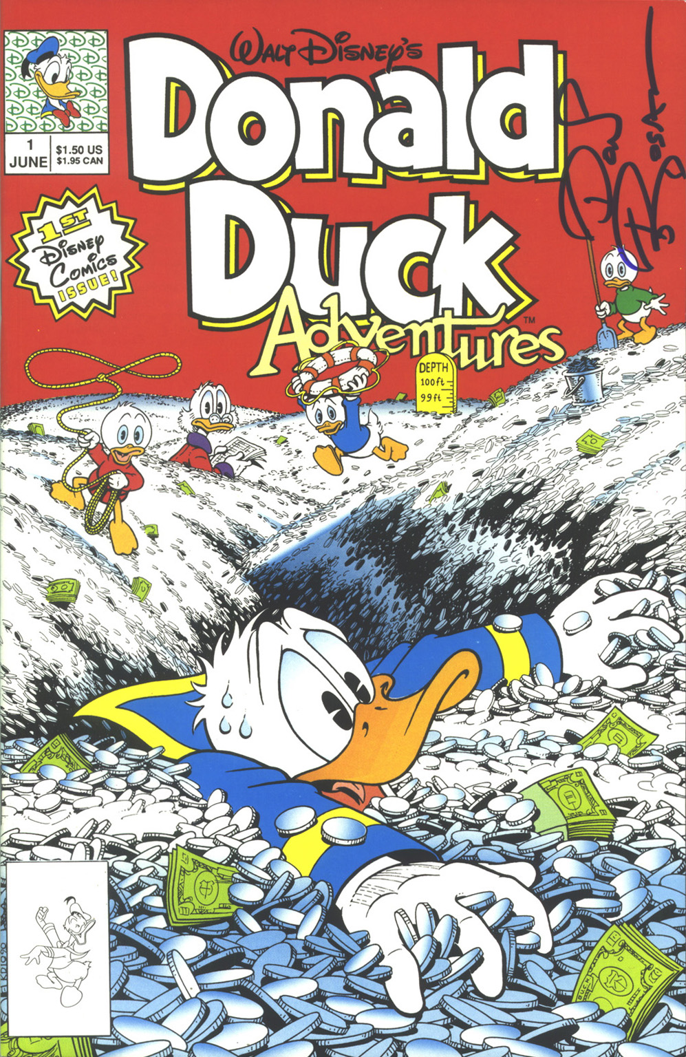 Read online Donald Duck Adventures comic -  Issue #1 - 1