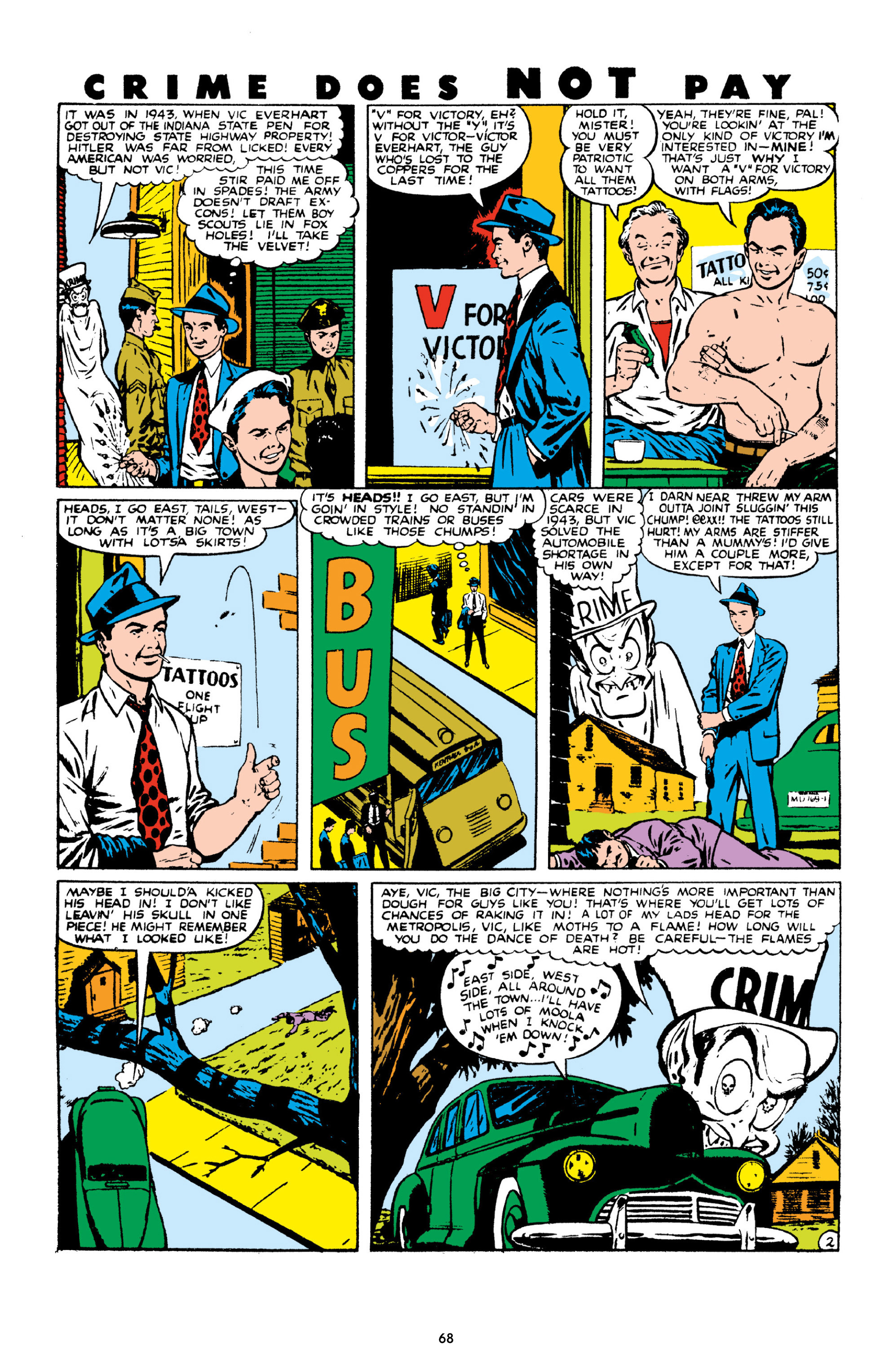 Read online Crime Does Not Pay Archives comic -  Issue # TPB 10 (Part 1) - 70