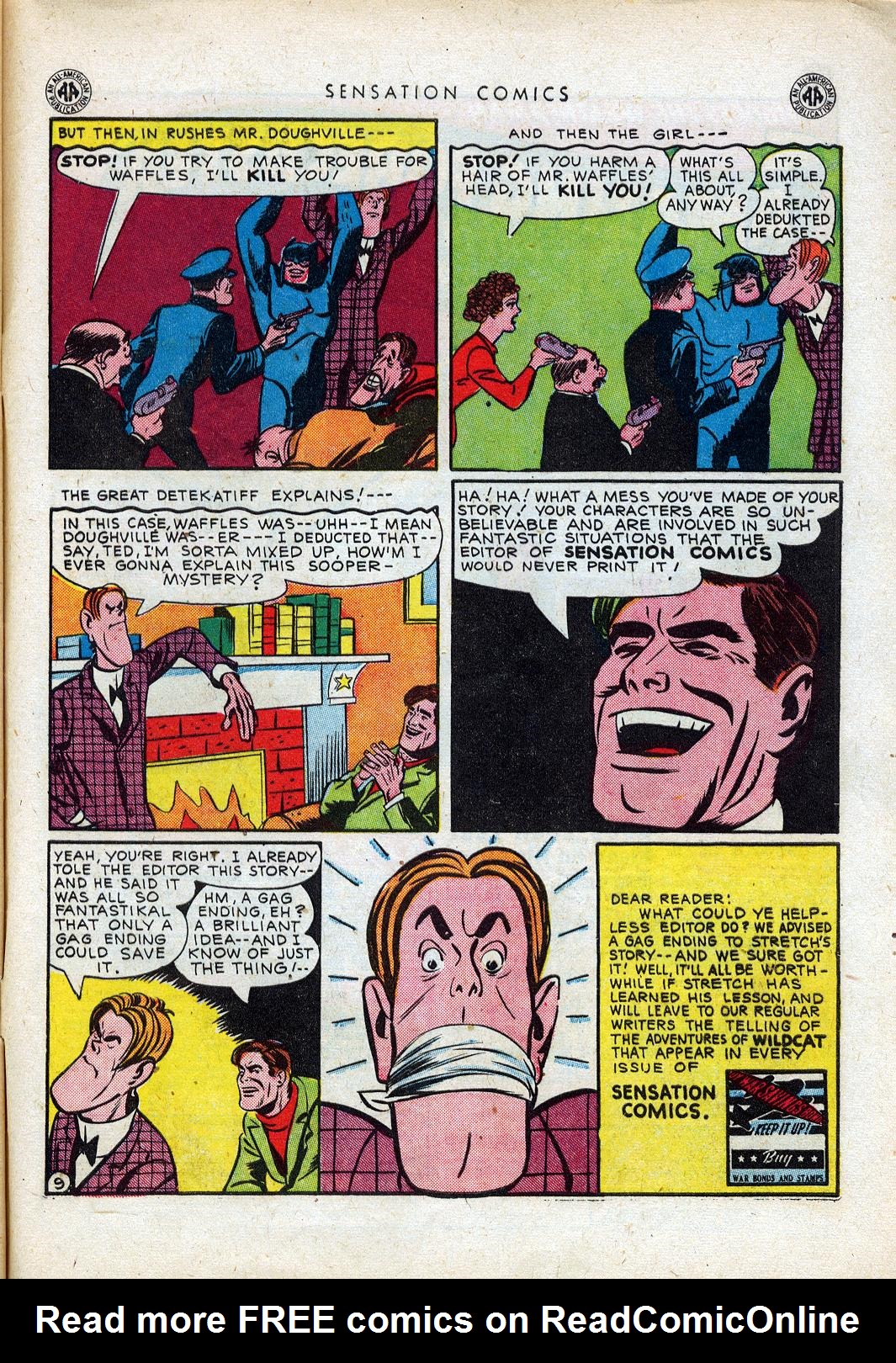 Read online Sensation (Mystery) Comics comic -  Issue #38 - 49