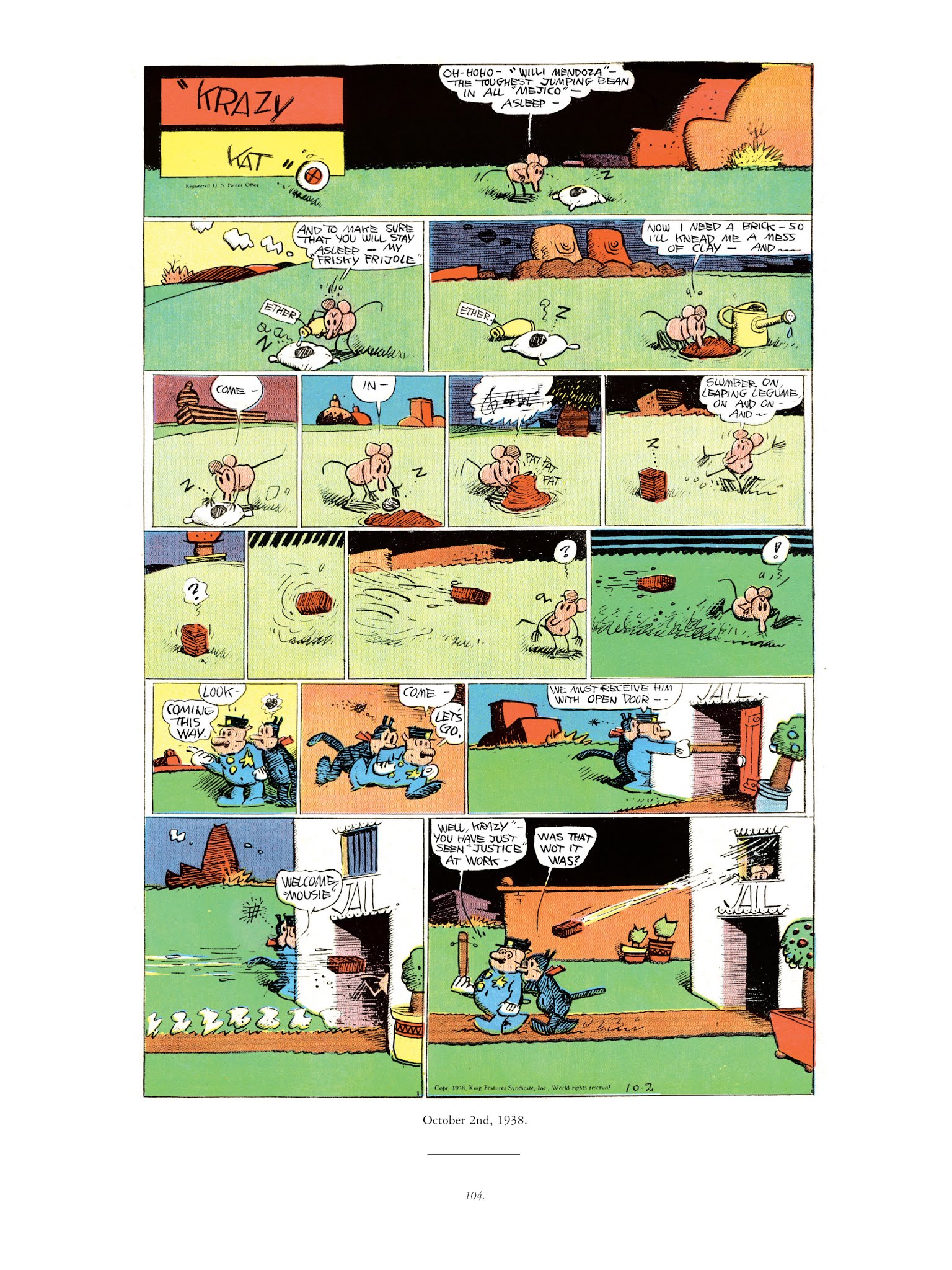 Read online Krazy & Ignatz comic -  Issue # TPB 10 - 102