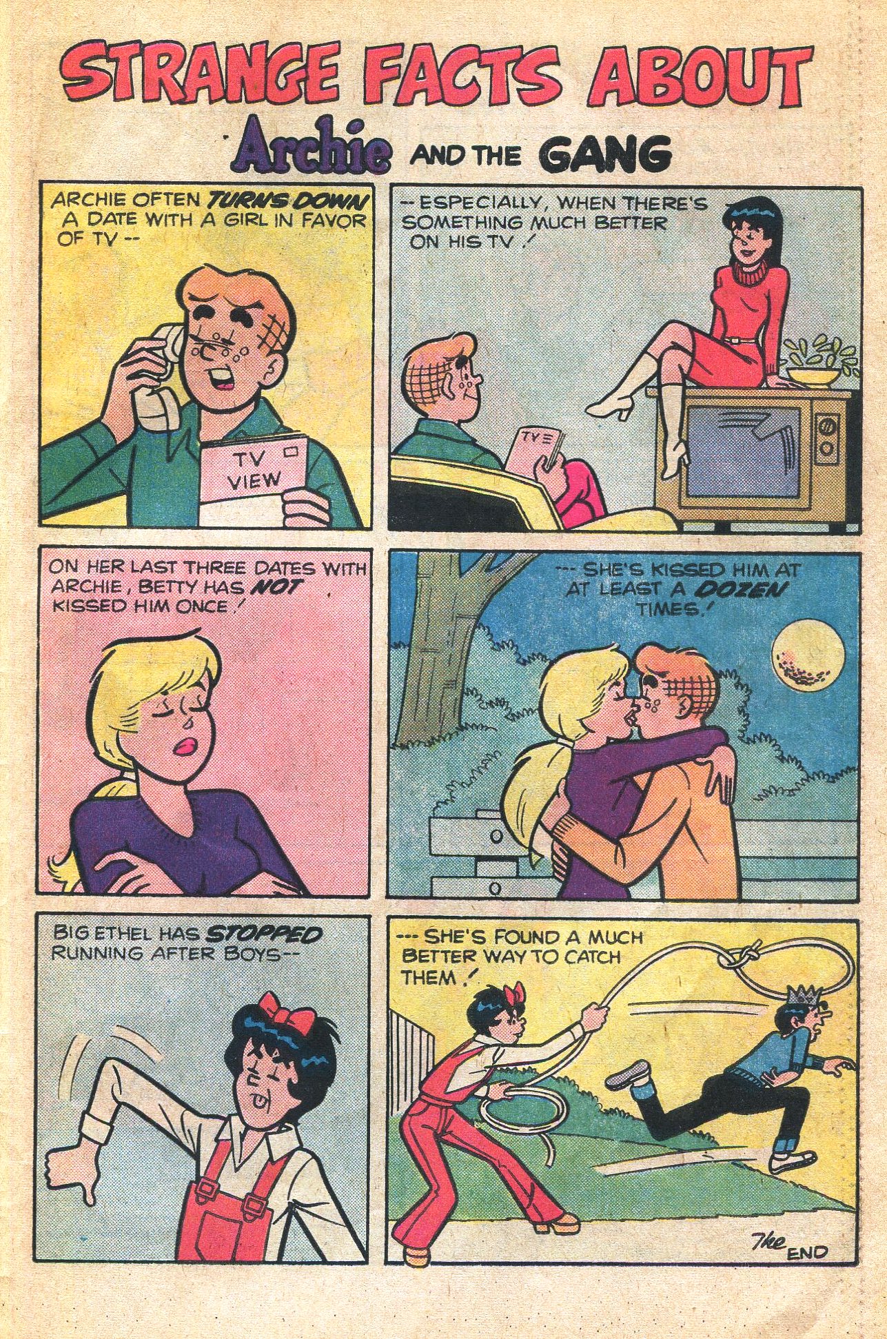 Read online Archie's Joke Book Magazine comic -  Issue #234 - 31