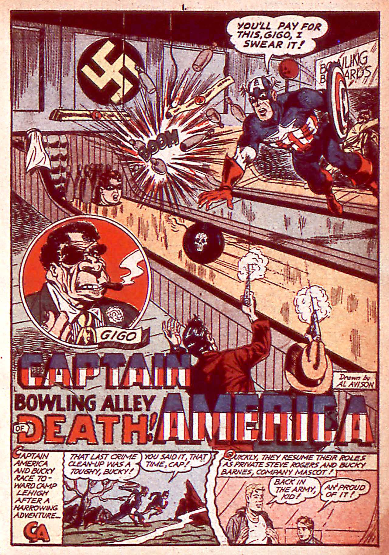 Read online Captain America Comics comic -  Issue #18 - 3