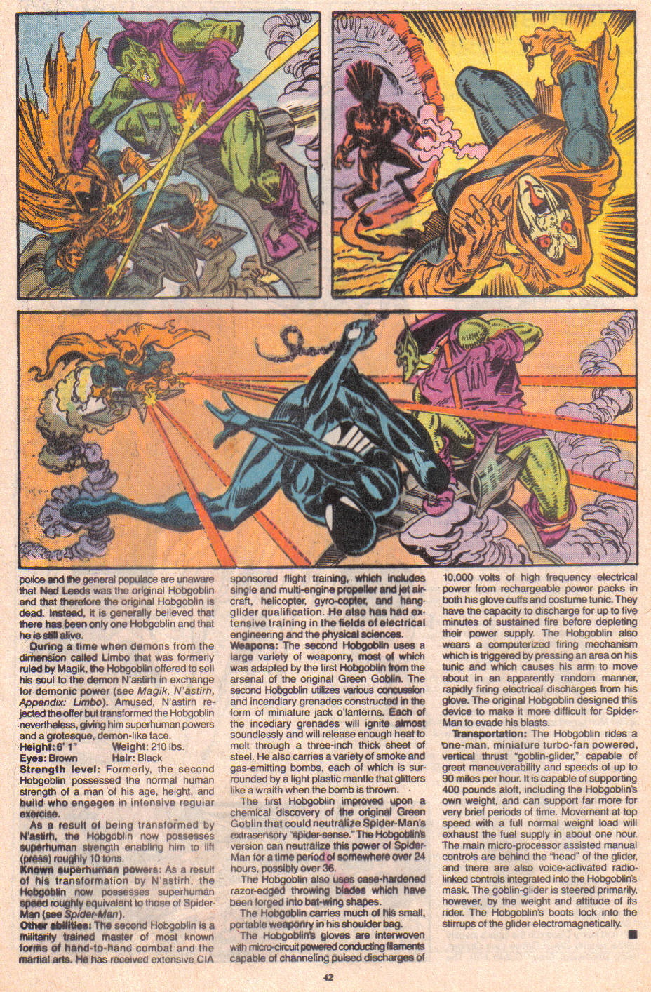 Read online The Official Handbook of the Marvel Universe: Update '89 comic -  Issue #3 - 44