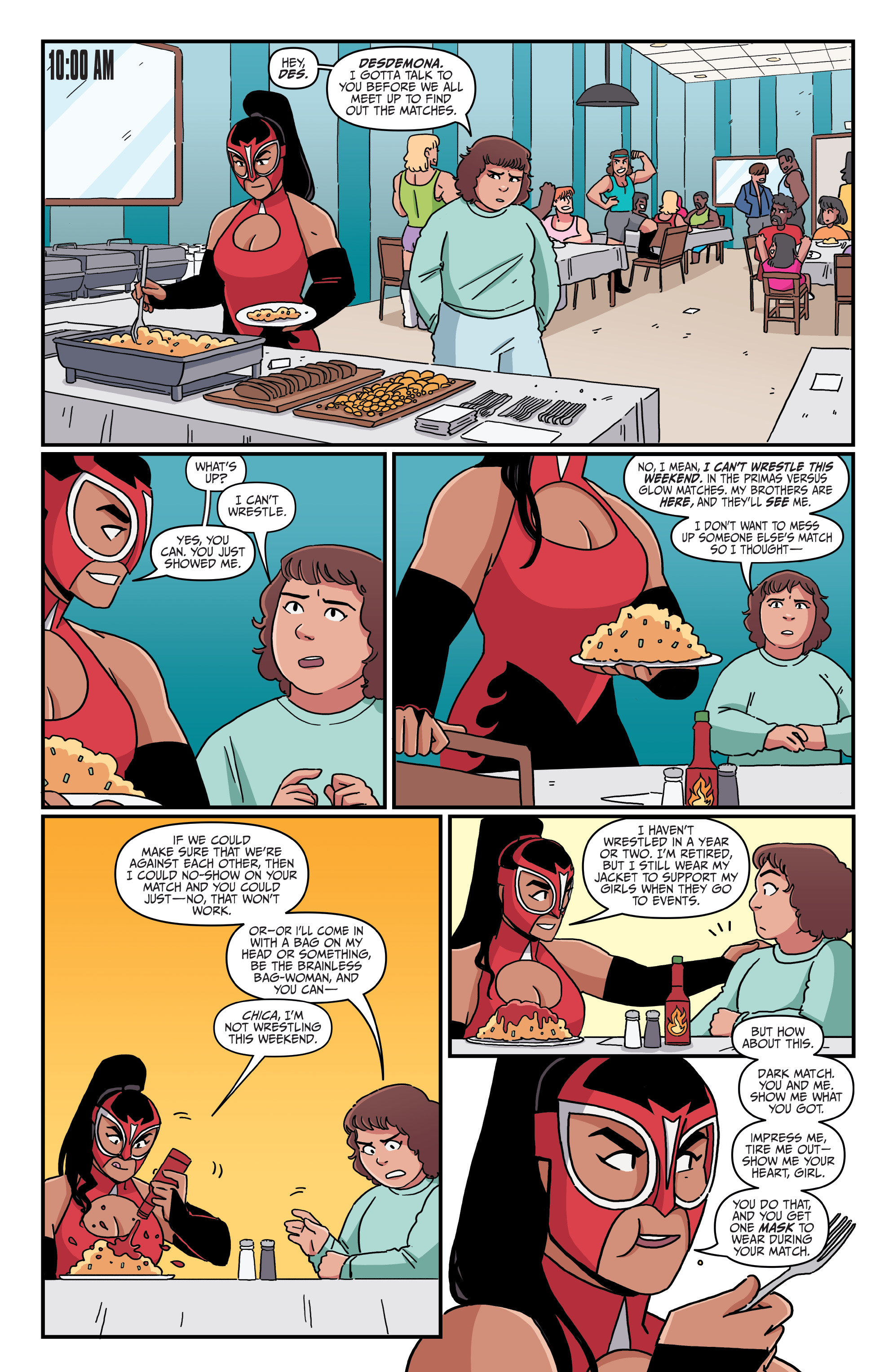 Read online GLOW comic -  Issue #3 - 9