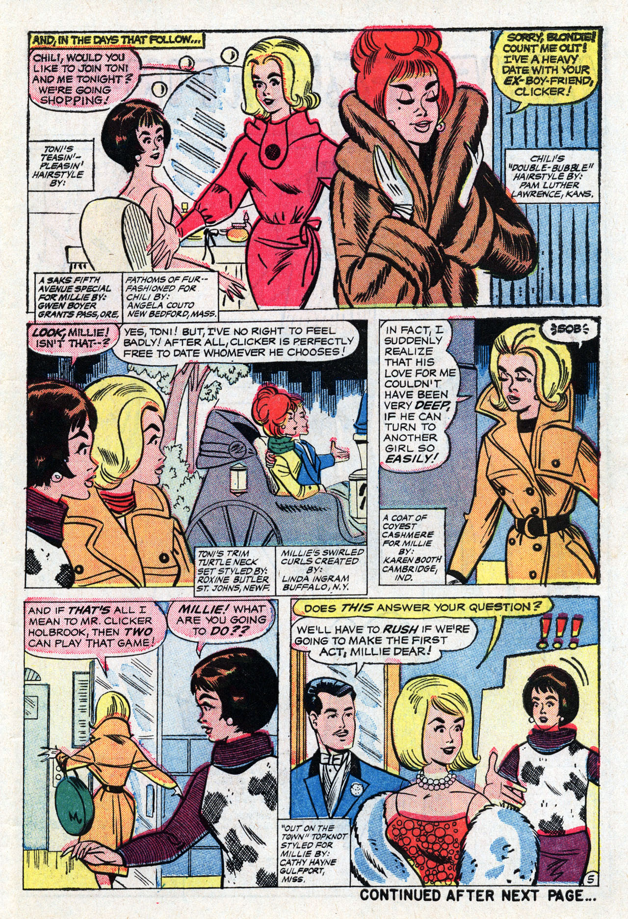 Read online Millie the Model comic -  Issue #119 - 7