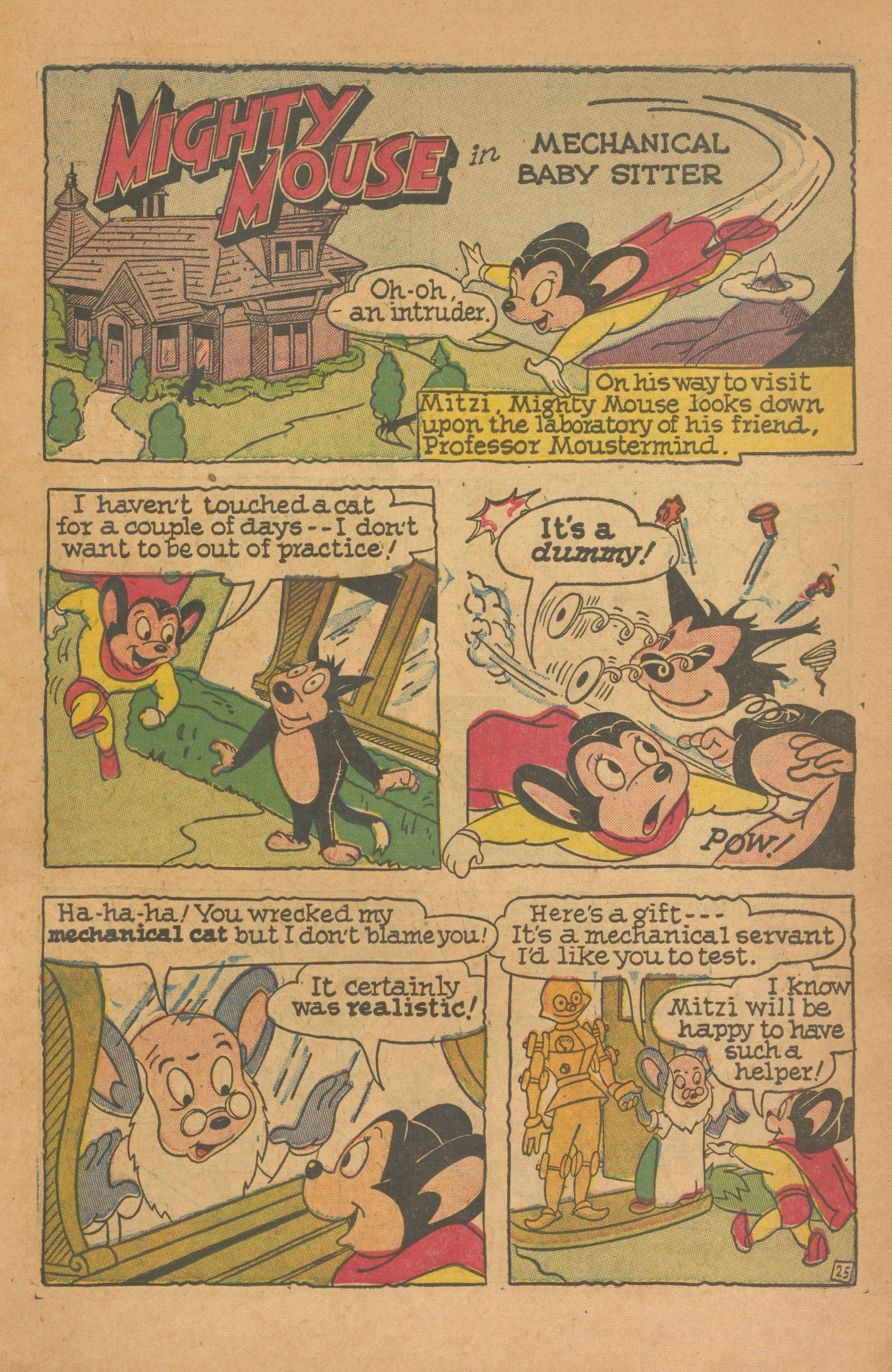 Read online Paul Terry's Mighty Mouse Comics comic -  Issue #70 - 27