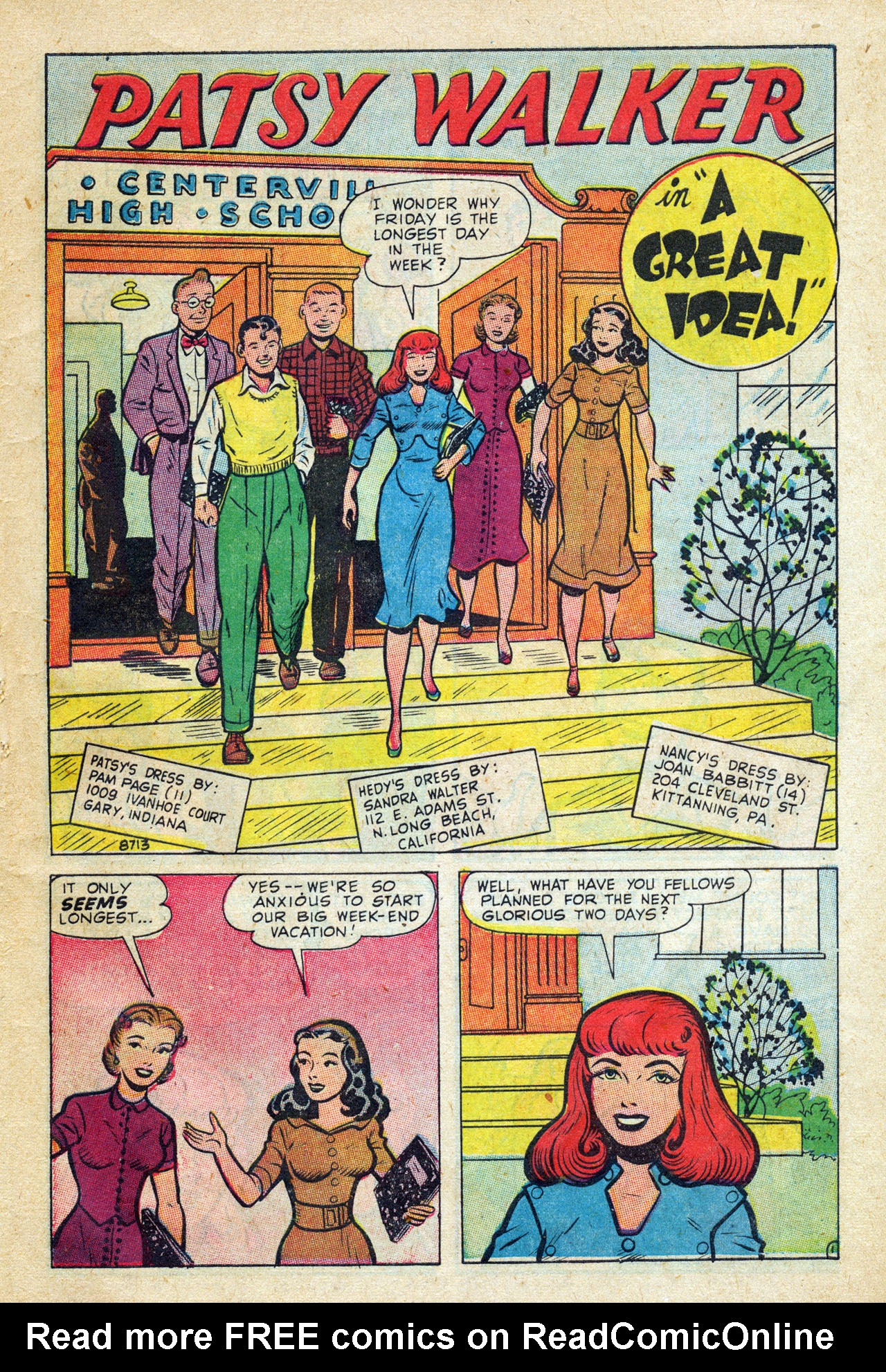Read online Patsy Walker comic -  Issue #36 - 43