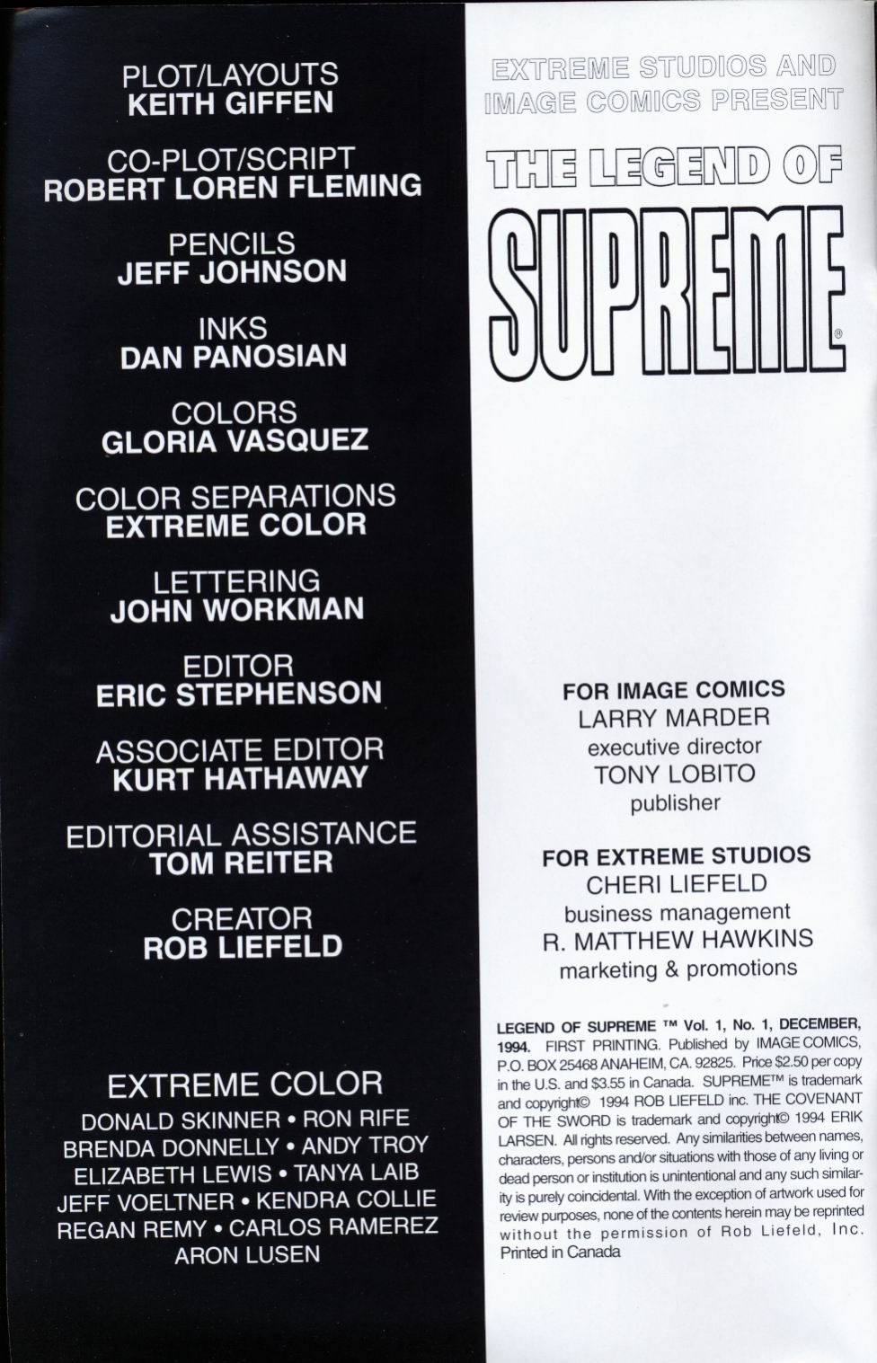 Read online The Legend of Supreme comic -  Issue #1 - 2