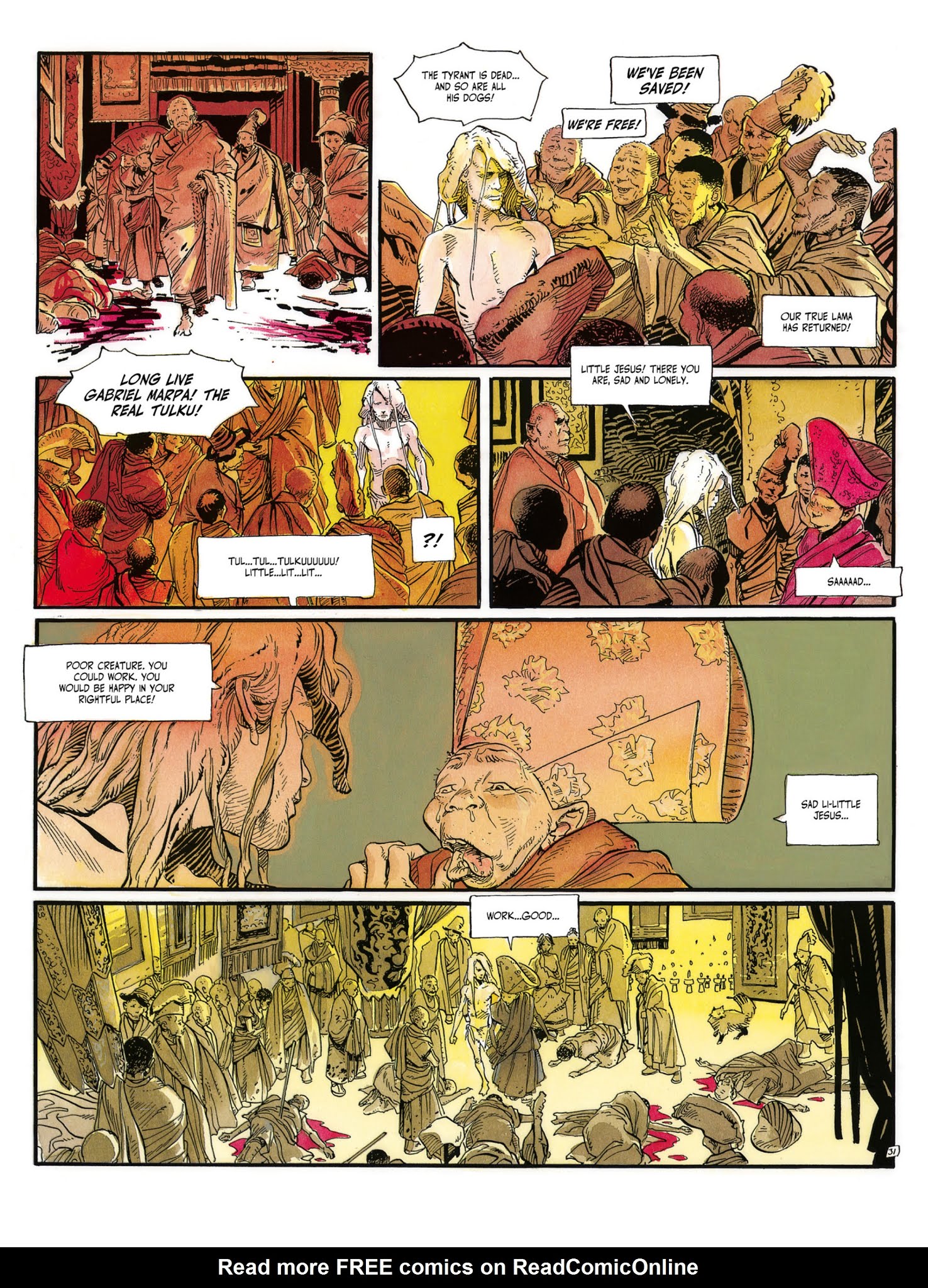 Read online The White Lama comic -  Issue #6 - 35