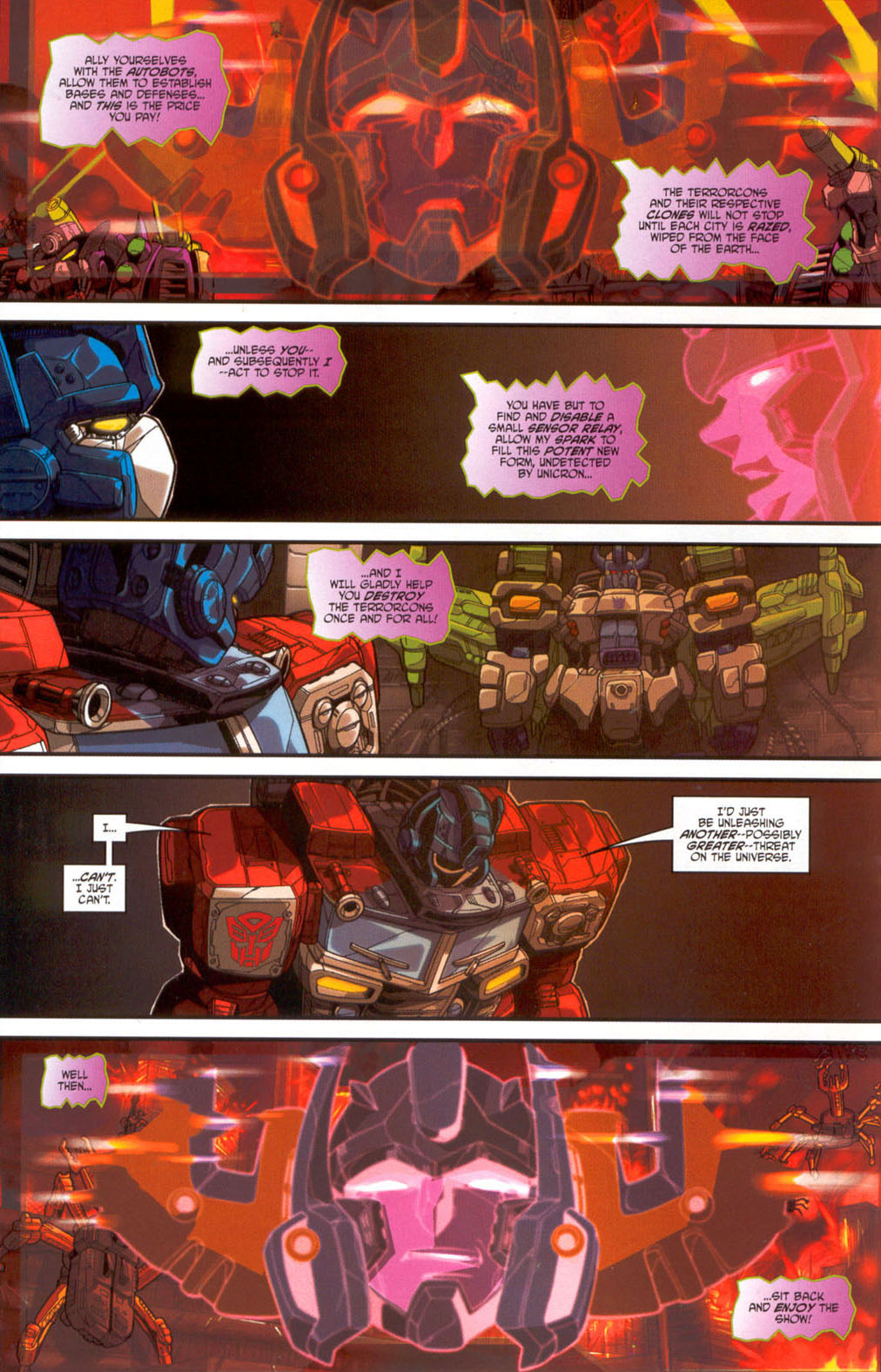 Read online Transformers Energon comic -  Issue #27 - 10