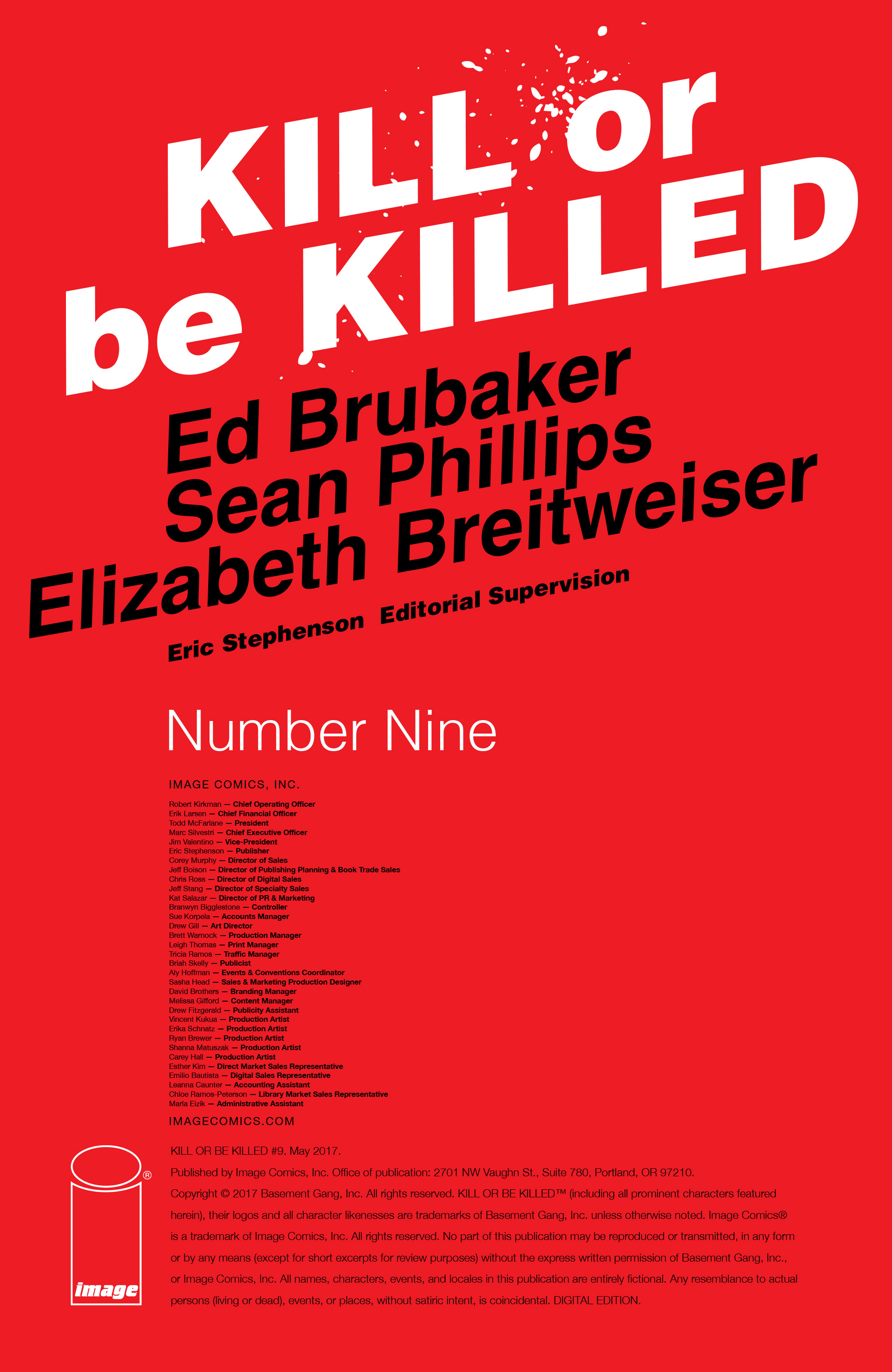 Read online Kill or Be Killed comic -  Issue #9 - 2