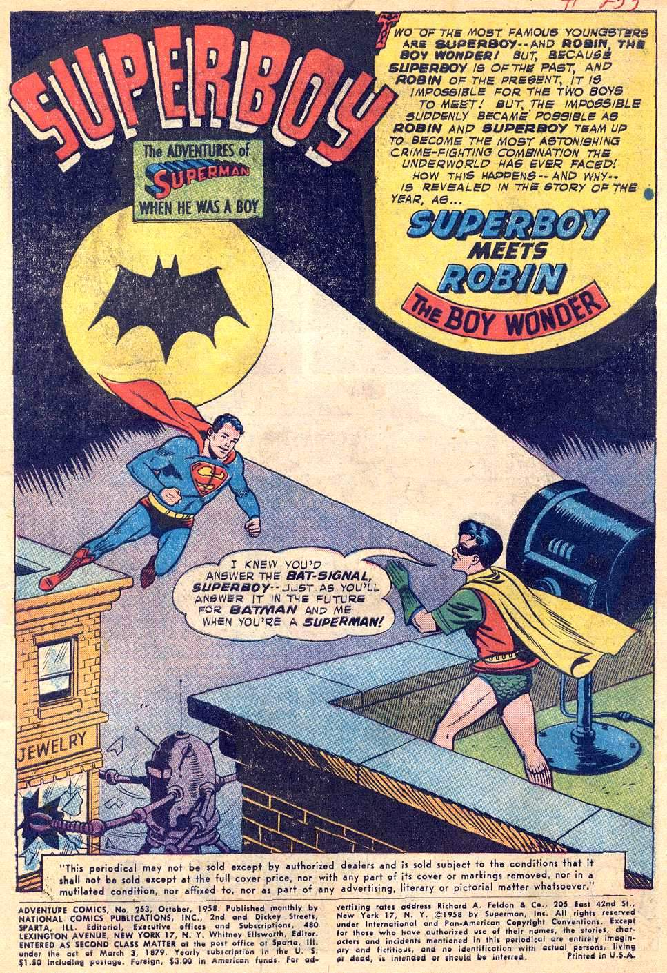 Read online Adventure Comics (1938) comic -  Issue #253 - 3