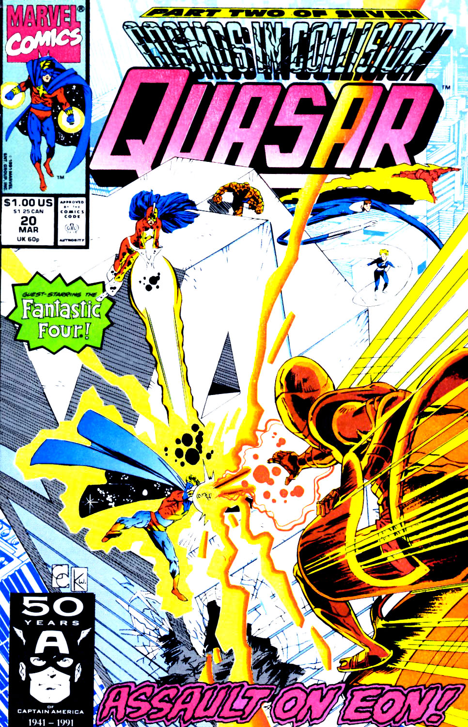 Read online Quasar comic -  Issue #20 - 1