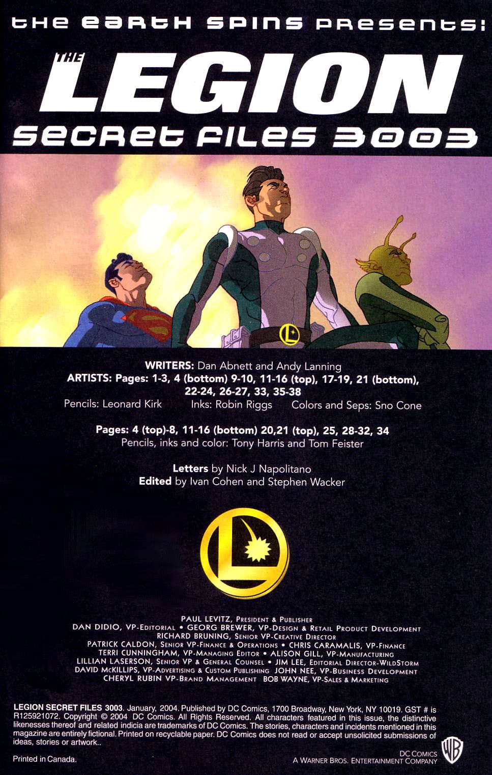 Read online Legion Secret Files 3003 comic -  Issue # Full - 4