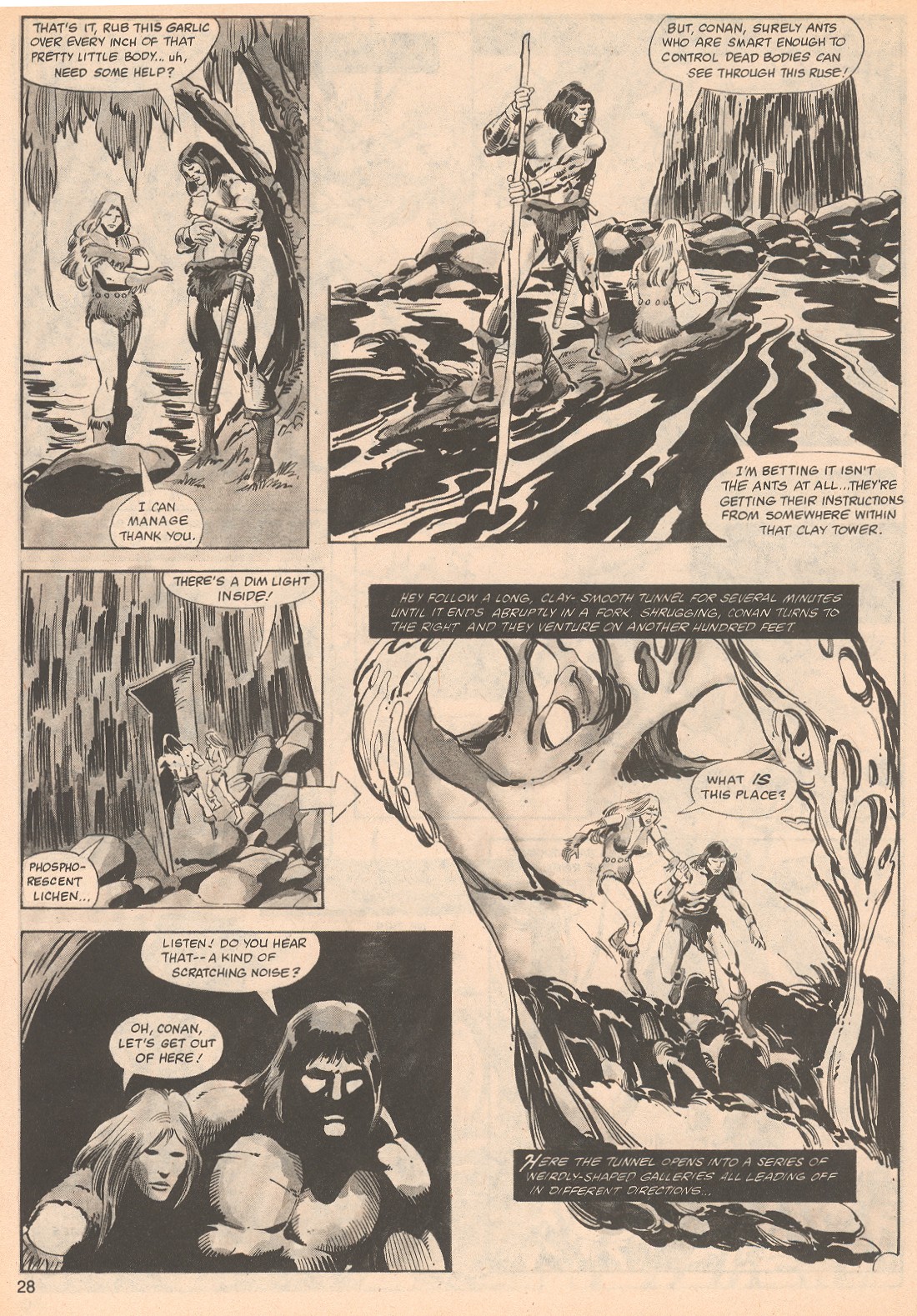 Read online The Savage Sword Of Conan comic -  Issue #70 - 28