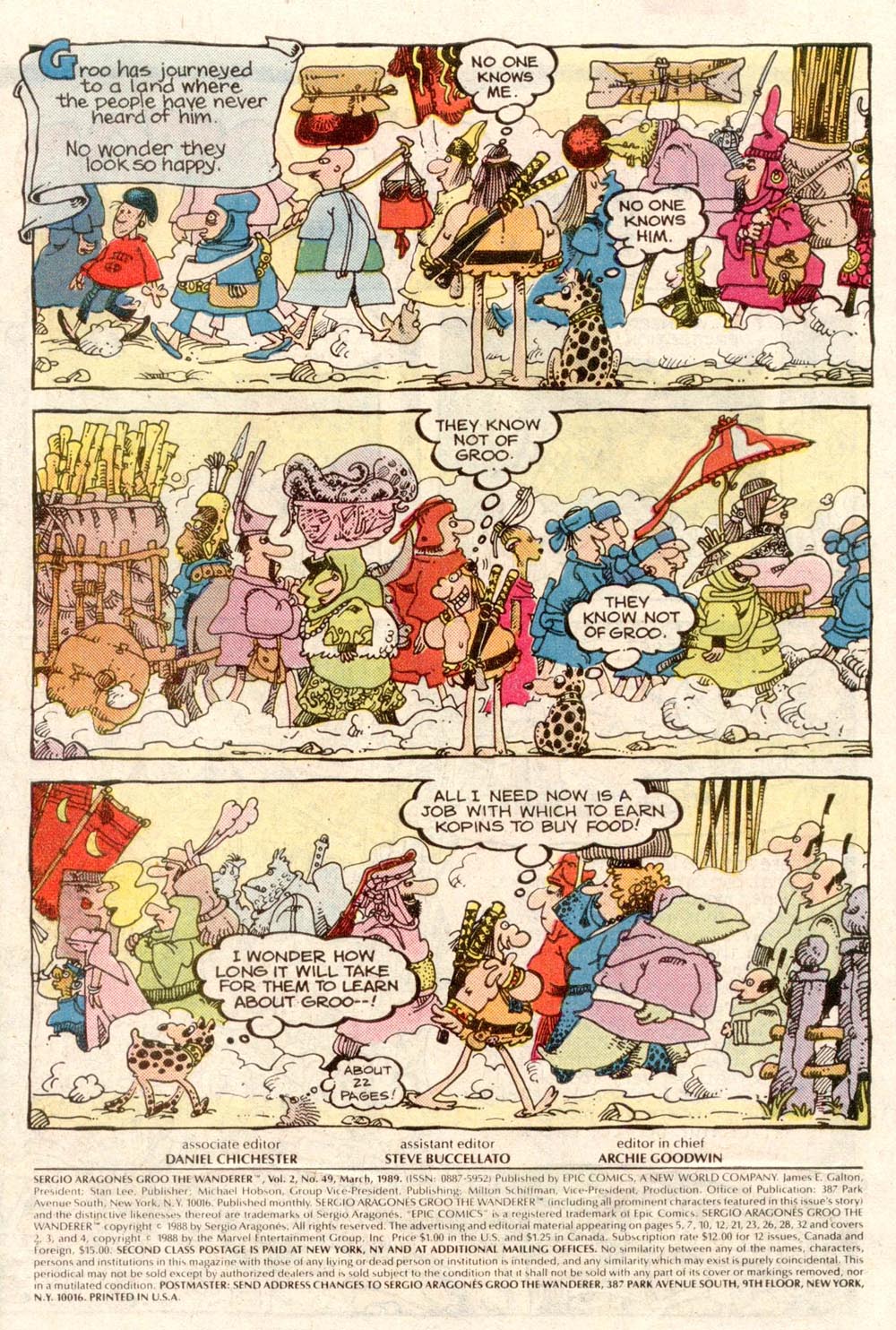 Read online Sergio Aragonés Groo the Wanderer comic -  Issue #49 - 2