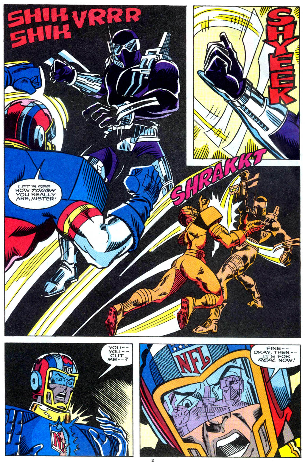 Read online NFL SuperPro comic -  Issue #3 - 3