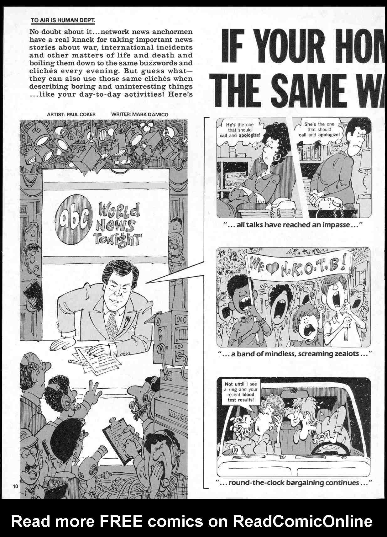 Read online MAD comic -  Issue #307 - 12