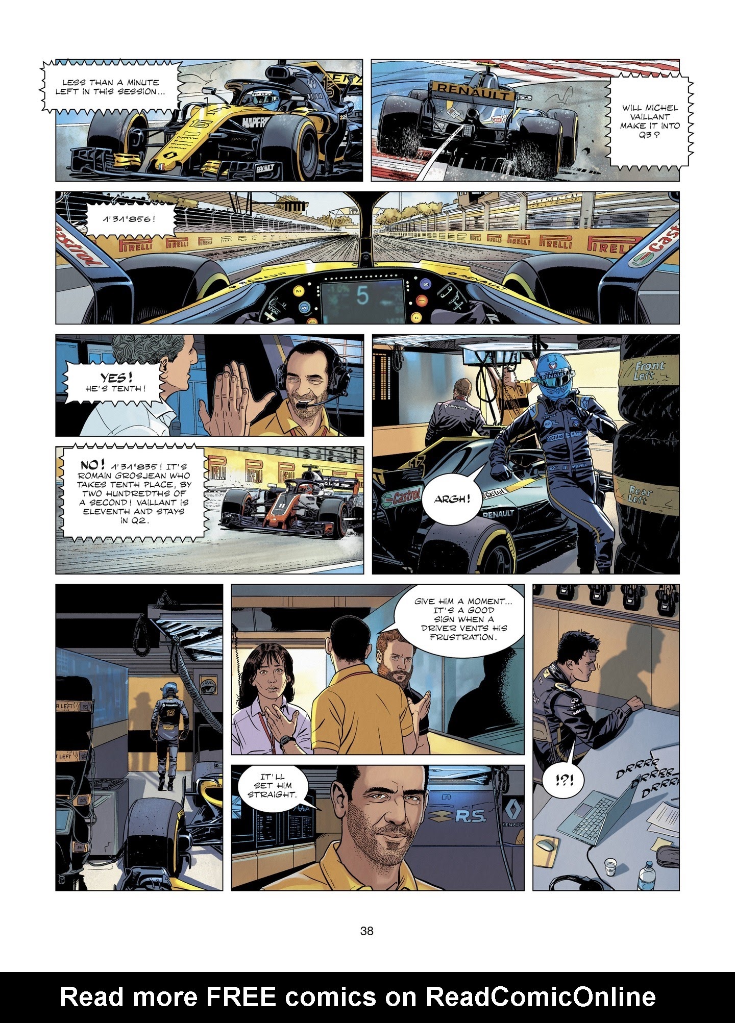 Read online Michel Vaillant comic -  Issue #8 - 38