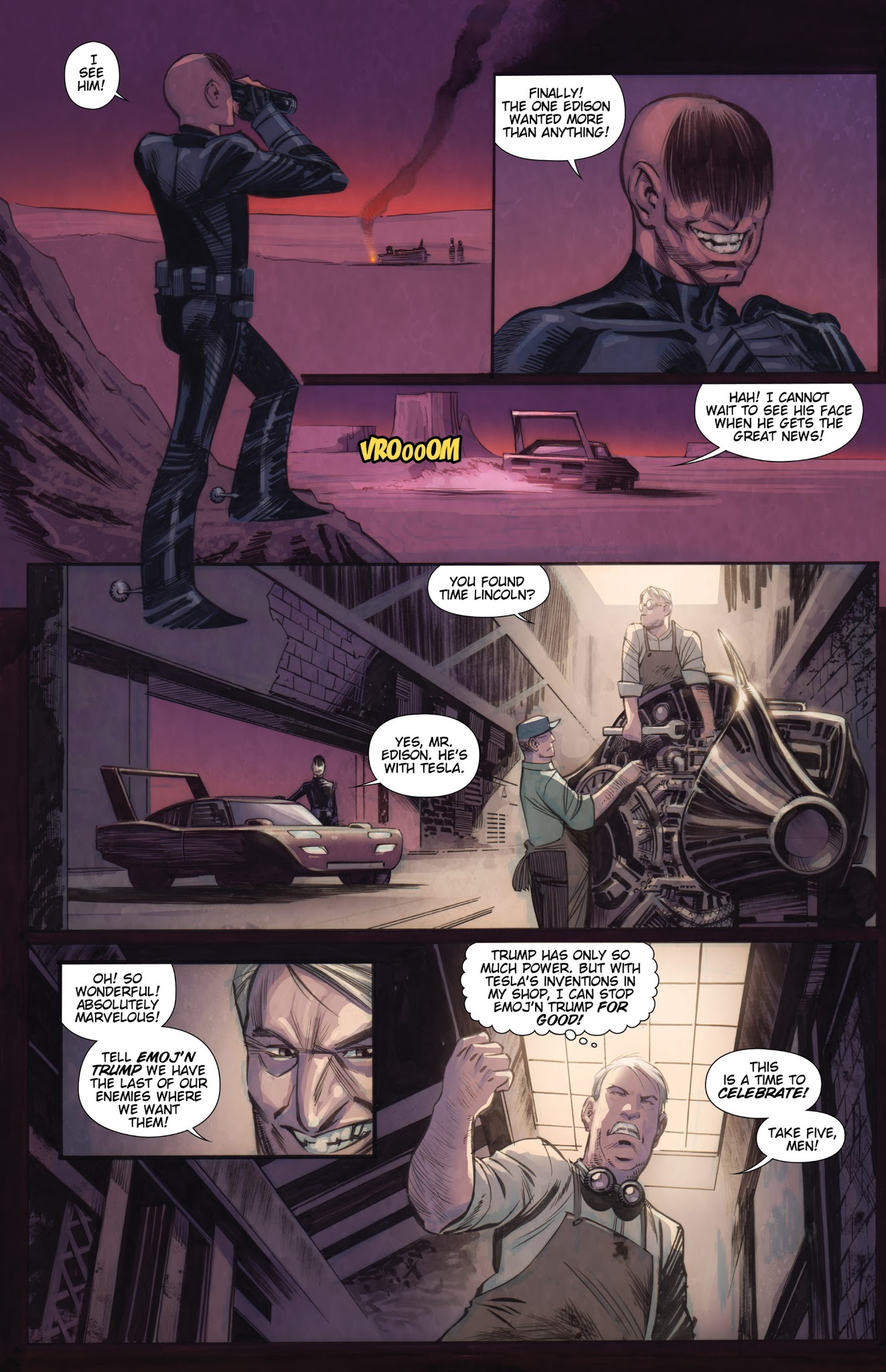 Read online Trump vs. Time Lincoln comic -  Issue # Full - 13
