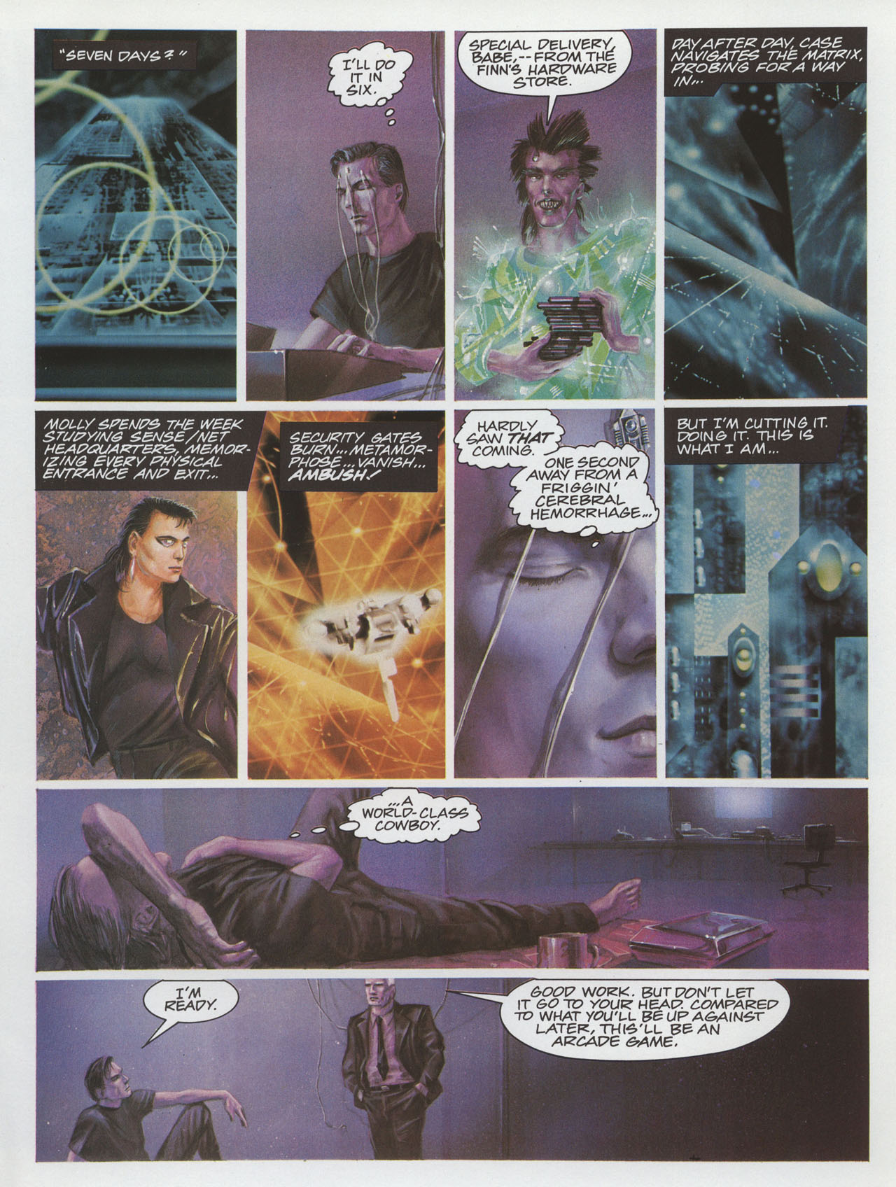 Read online Marvel Graphic Novel comic -  Issue #52 - Neuromancer - 41