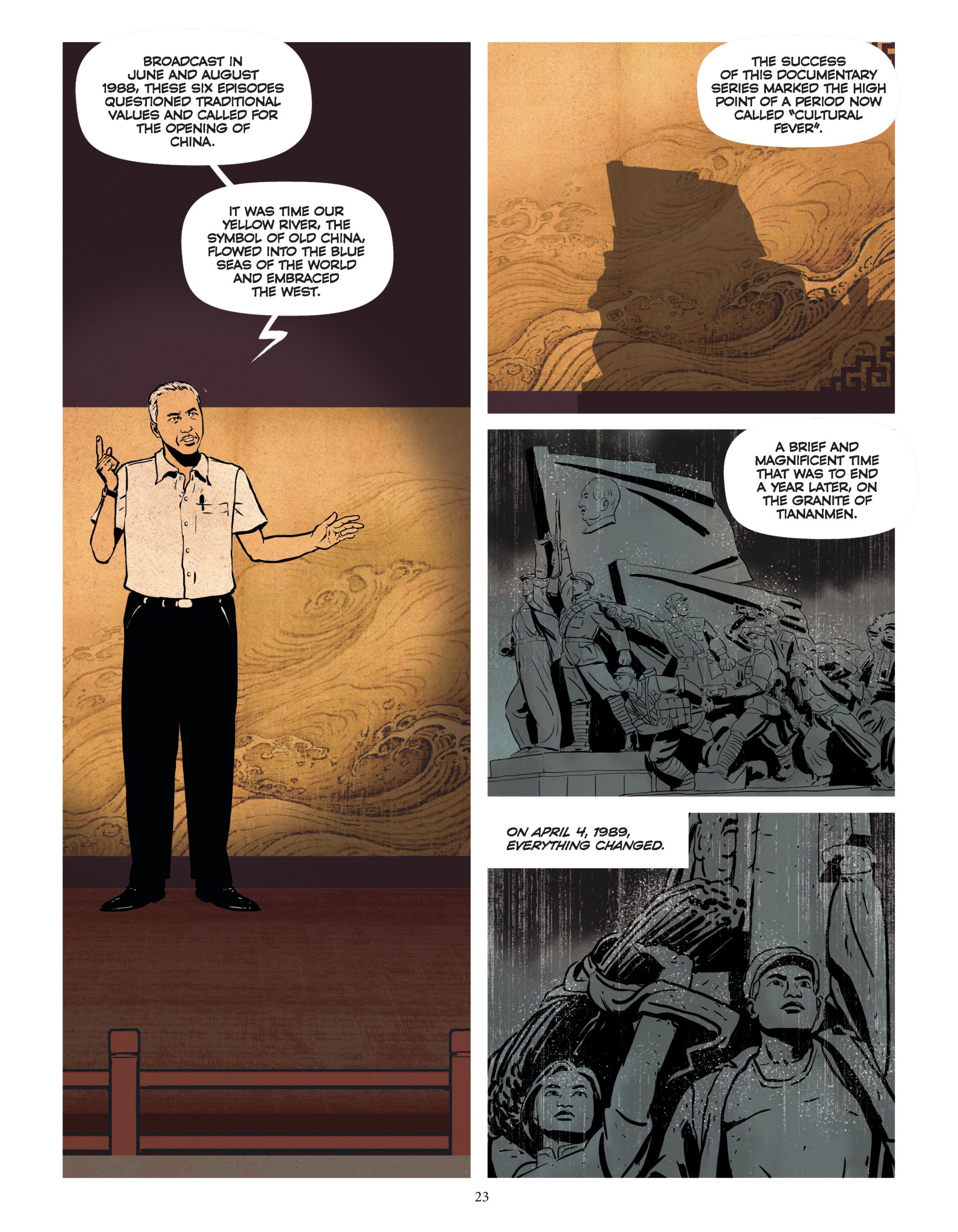 Read online Tiananmen 1989: Our Shattered Hopes comic -  Issue # TPB - 27