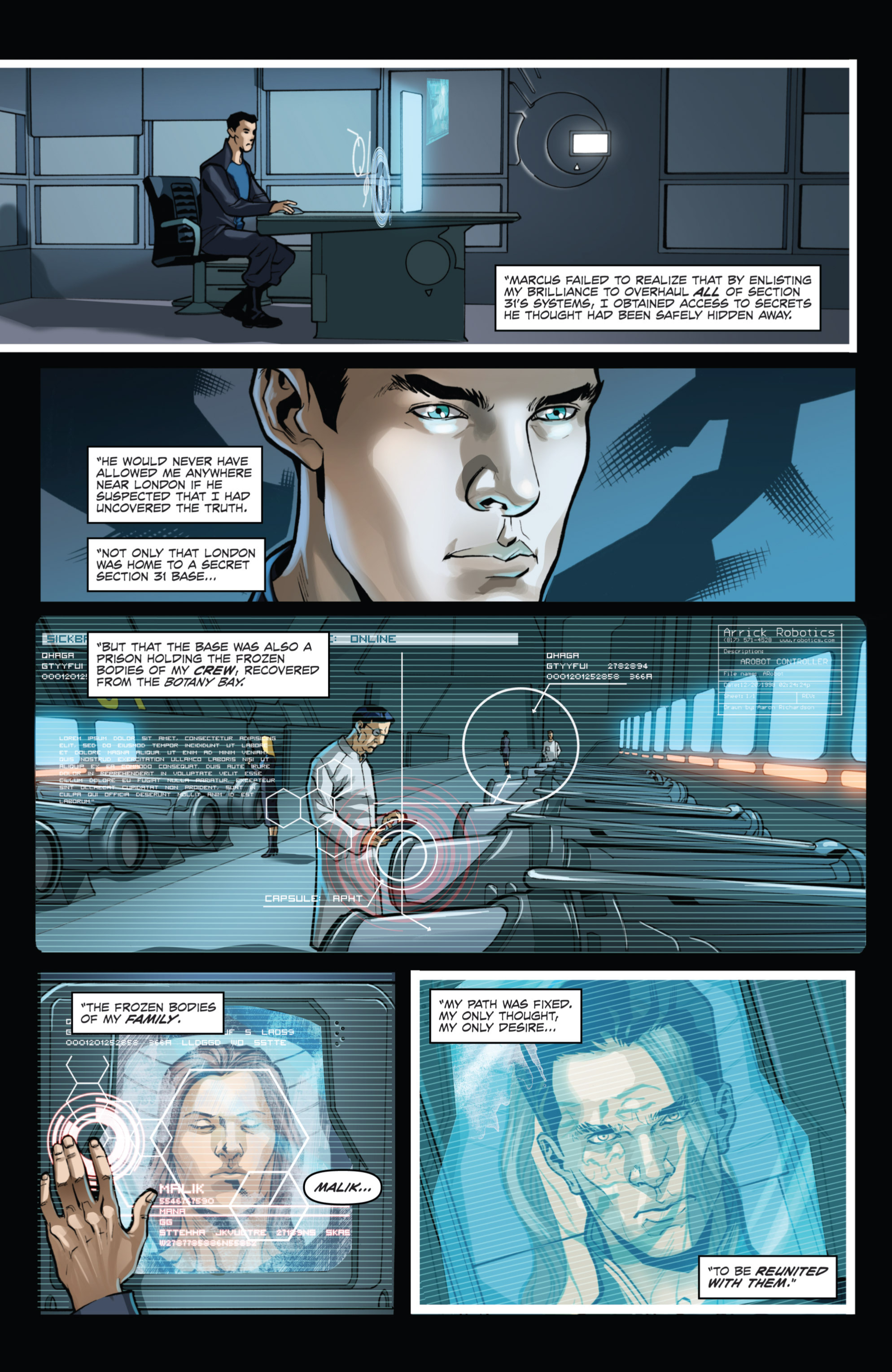 Read online Star Trek: Khan comic -  Issue #5 - 6